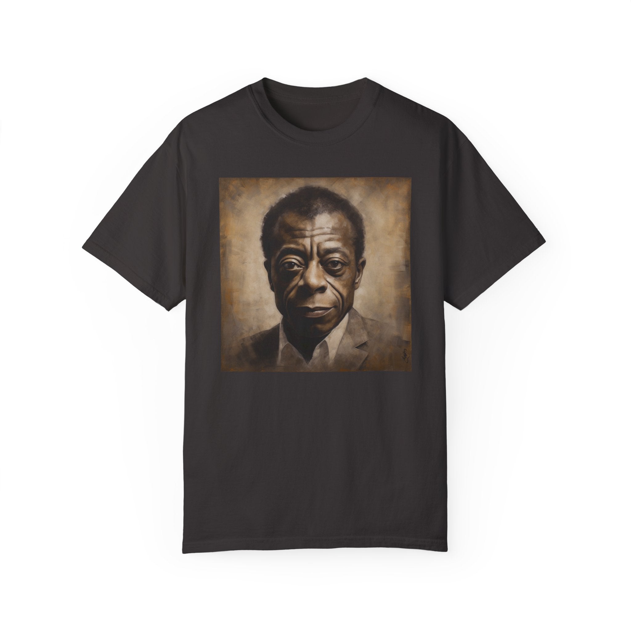 Show Civil Rights Support and Awareness in Comfort With Portrait of Iconic African American Pioneer Portrait Unisex Garment-Dyed T-shirt - Tribute to a Renowned Writer and Civil Rights Activist Ideal For History Scholars