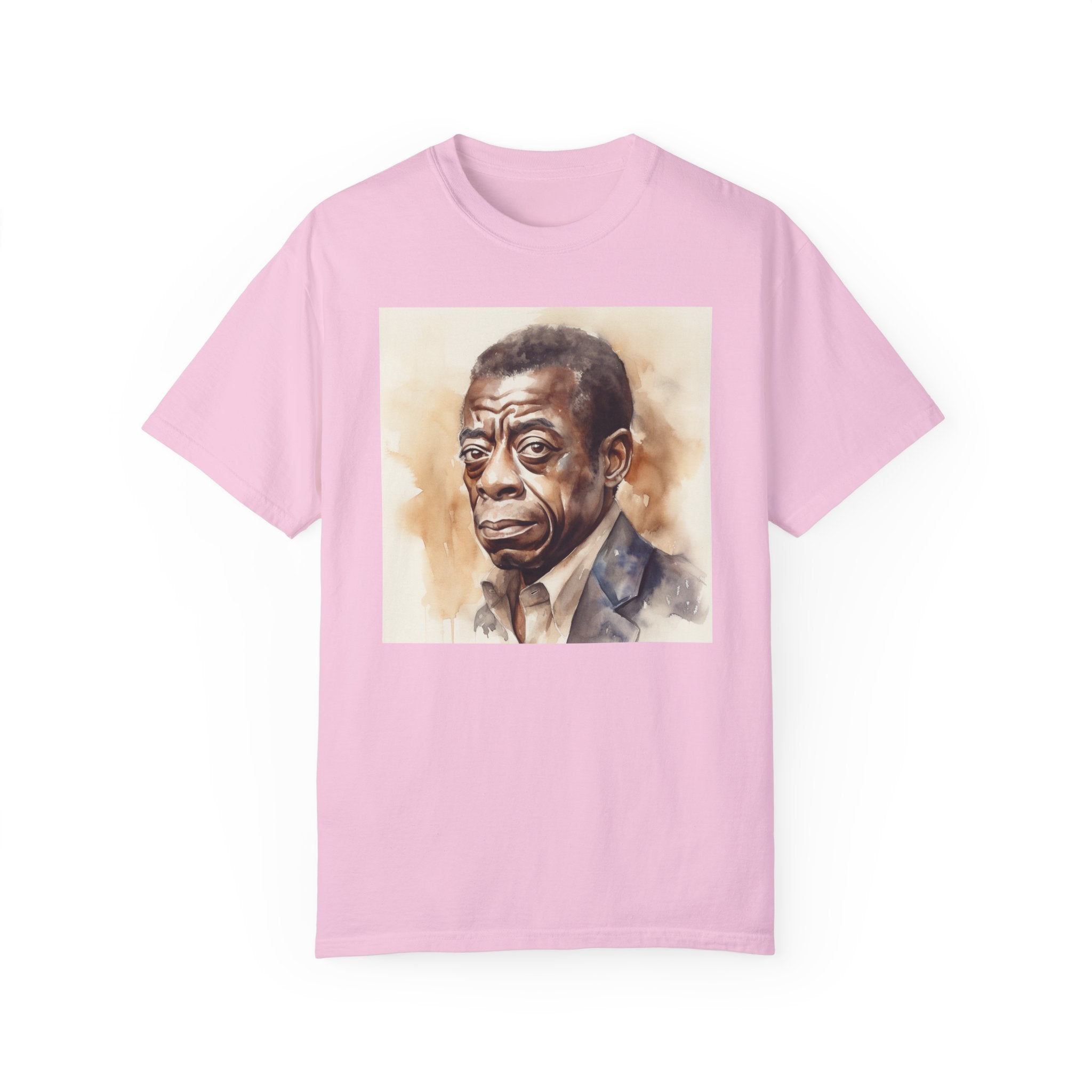 Iconic African American Pioneer Portrait Unisex Garment-Dyed T-shirt - Tribute to a Renowned Writer and Civil Rights Activist