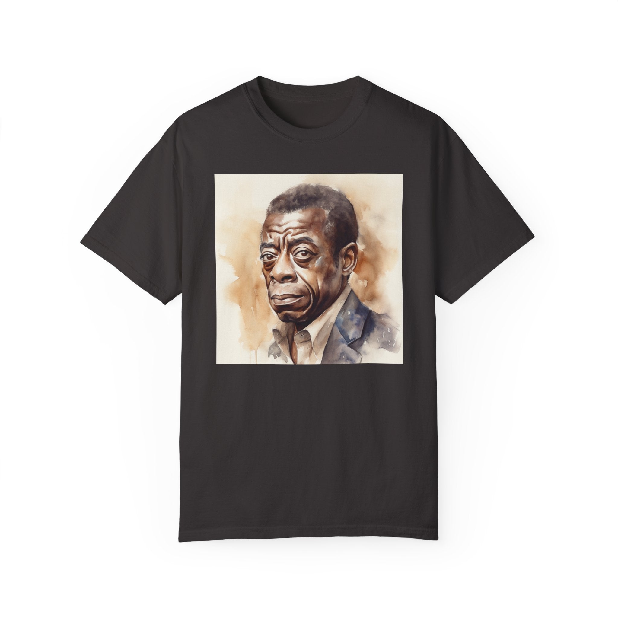 Iconic African American Pioneer Portrait Unisex Garment-Dyed T-shirt - Tribute to a Renowned Writer and Civil Rights Activist