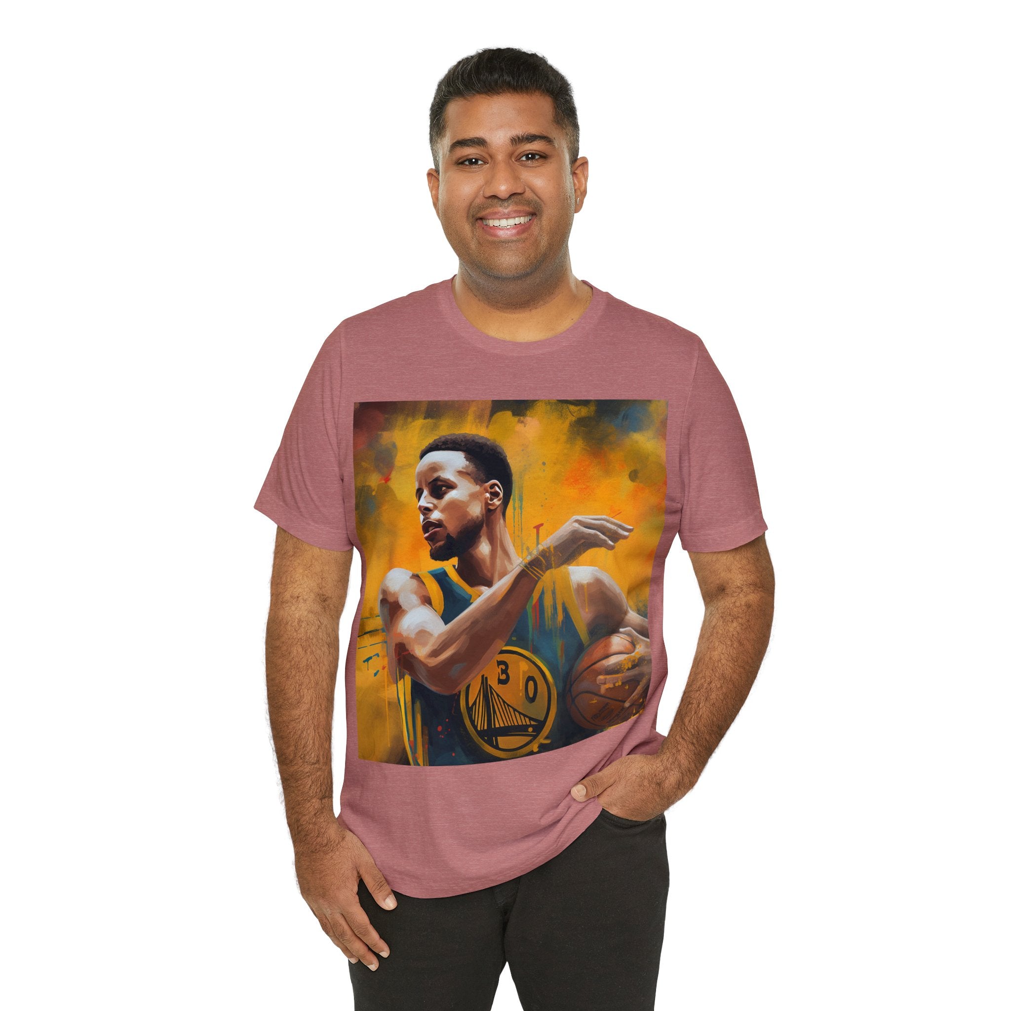 Stylish Shirt for Wear to any Event! Dynamic Basketball Athlete 3-Point Shooter Unisex Jersey Tee - Premium Sports Fan Apparel for Sports Fans and Fans of Dynamic Players