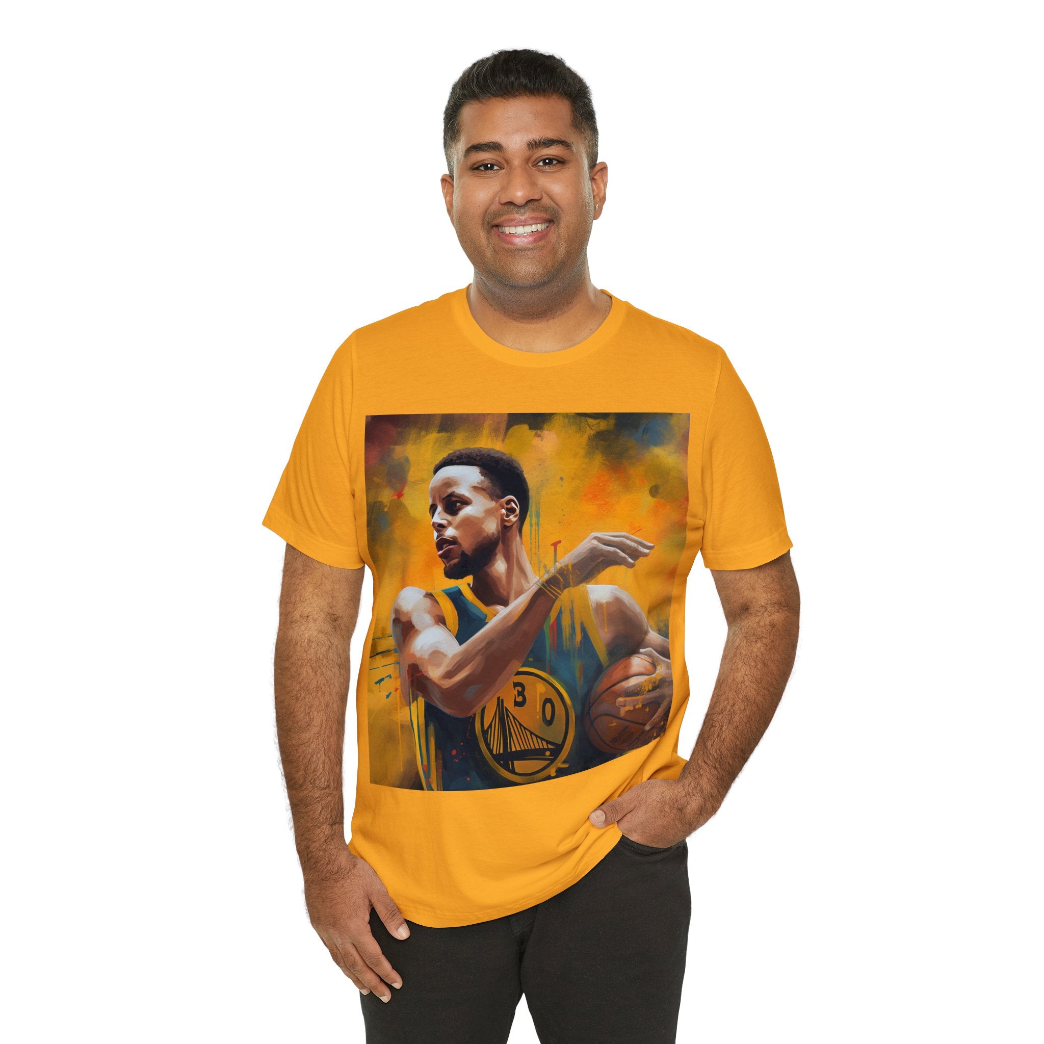 Stylish Shirt for Wear to any Event! Dynamic Basketball Athlete 3-Point Shooter Unisex Jersey Tee - Premium Sports Fan Apparel for Sports Fans and Fans of Dynamic Players