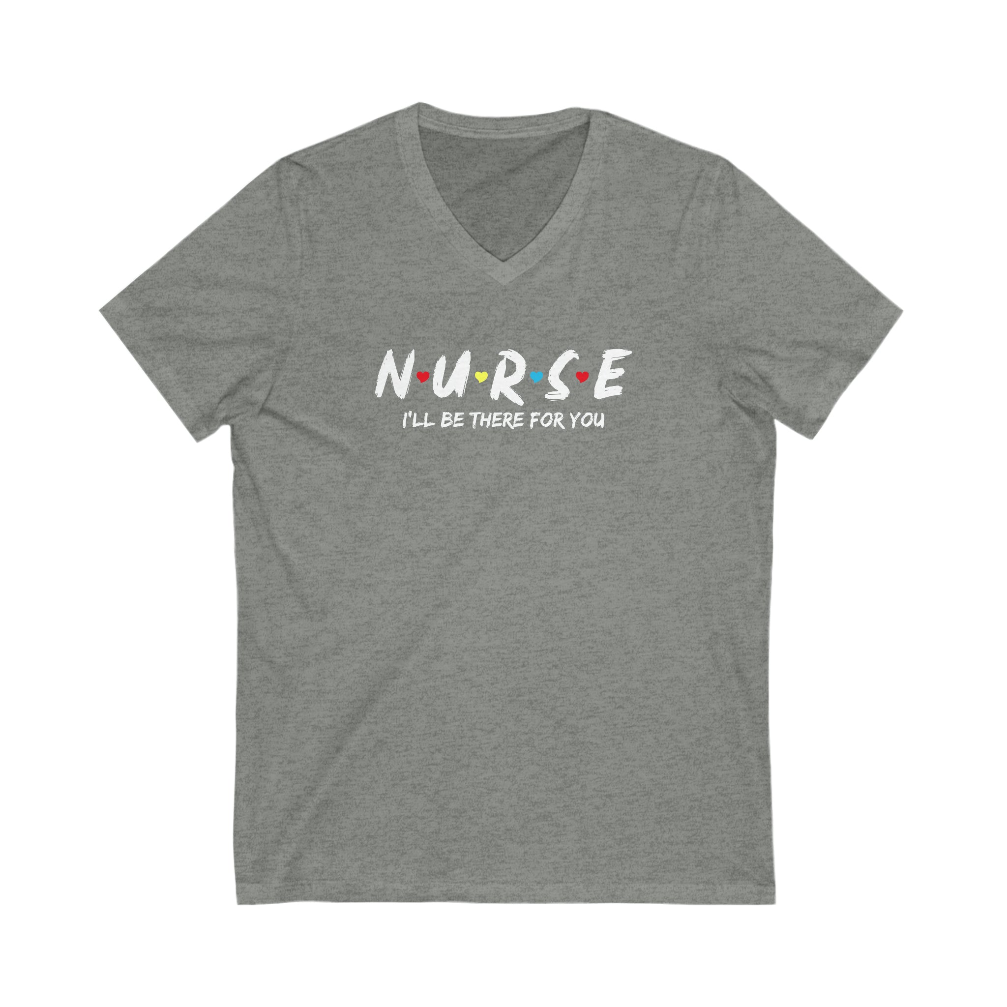 Nostalgia for Any 90's Baby! Perfect TShirt for Casual Fridays or Hanging Out With Friends or Other Hospital Co-Workers! Get Ready to Laugh with the Nurse Sitcom Title Theme Unisex Jersey Short Sleeve V-Neck Tee - Perfect for Comedy Fans! 😄👩‍⚕️