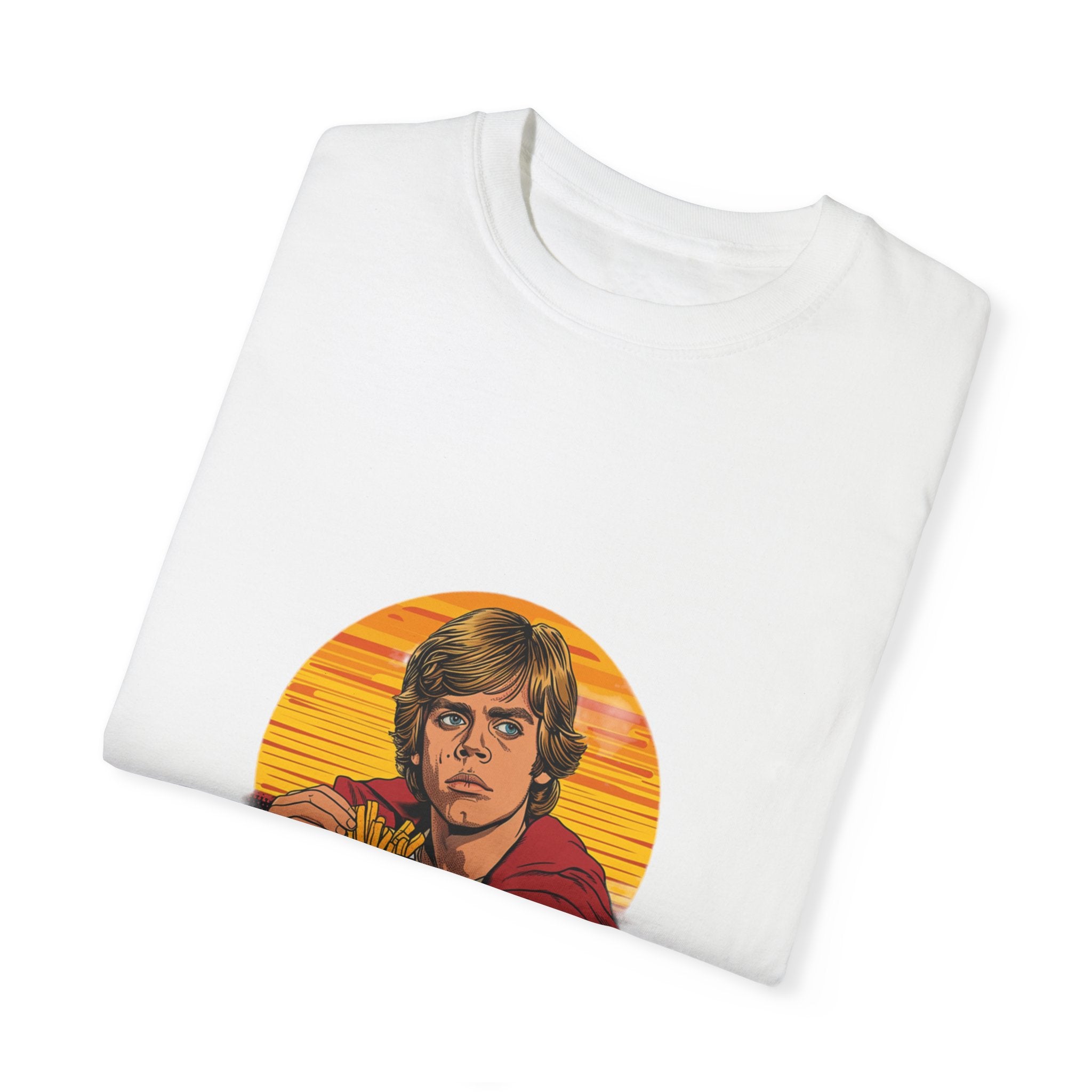 Stand Out With Unique Trilogy Saga Burn! Iconic Galaxy Hero Unisex Garment-Dyed T-shirt - Perfect Comic-Con Wear