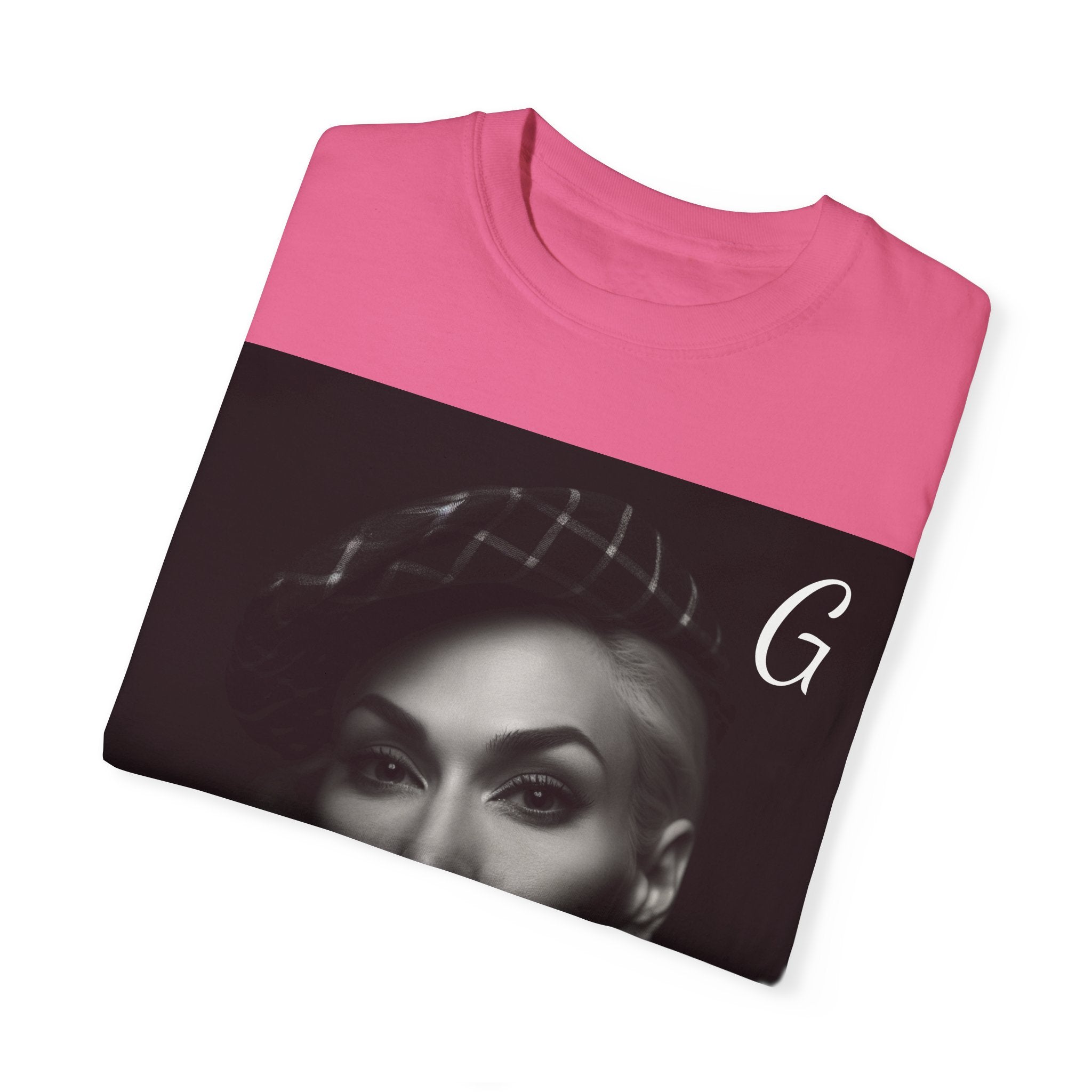 🌟 Icon-Inspired Festival Queen Unisex T-Shirt: Vibrant Garment-Dyed Tee for Ultimate Music Fest Style - Capture the Pop Diva's Iconic Look 🎵