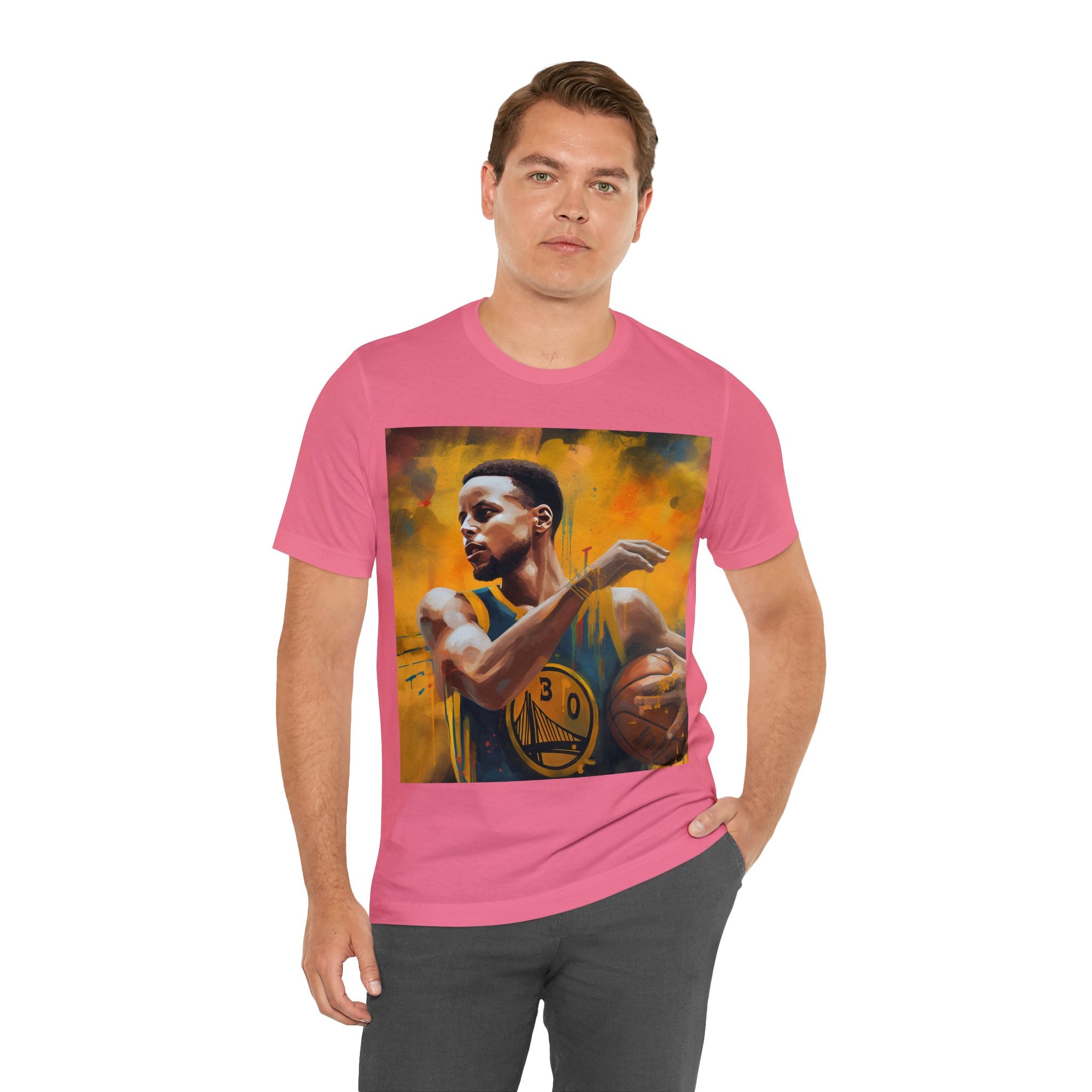 Stylish Shirt for Wear to any Event! Dynamic Basketball Athlete 3-Point Shooter Unisex Jersey Tee - Premium Sports Fan Apparel for Sports Fans and Fans of Dynamic Players