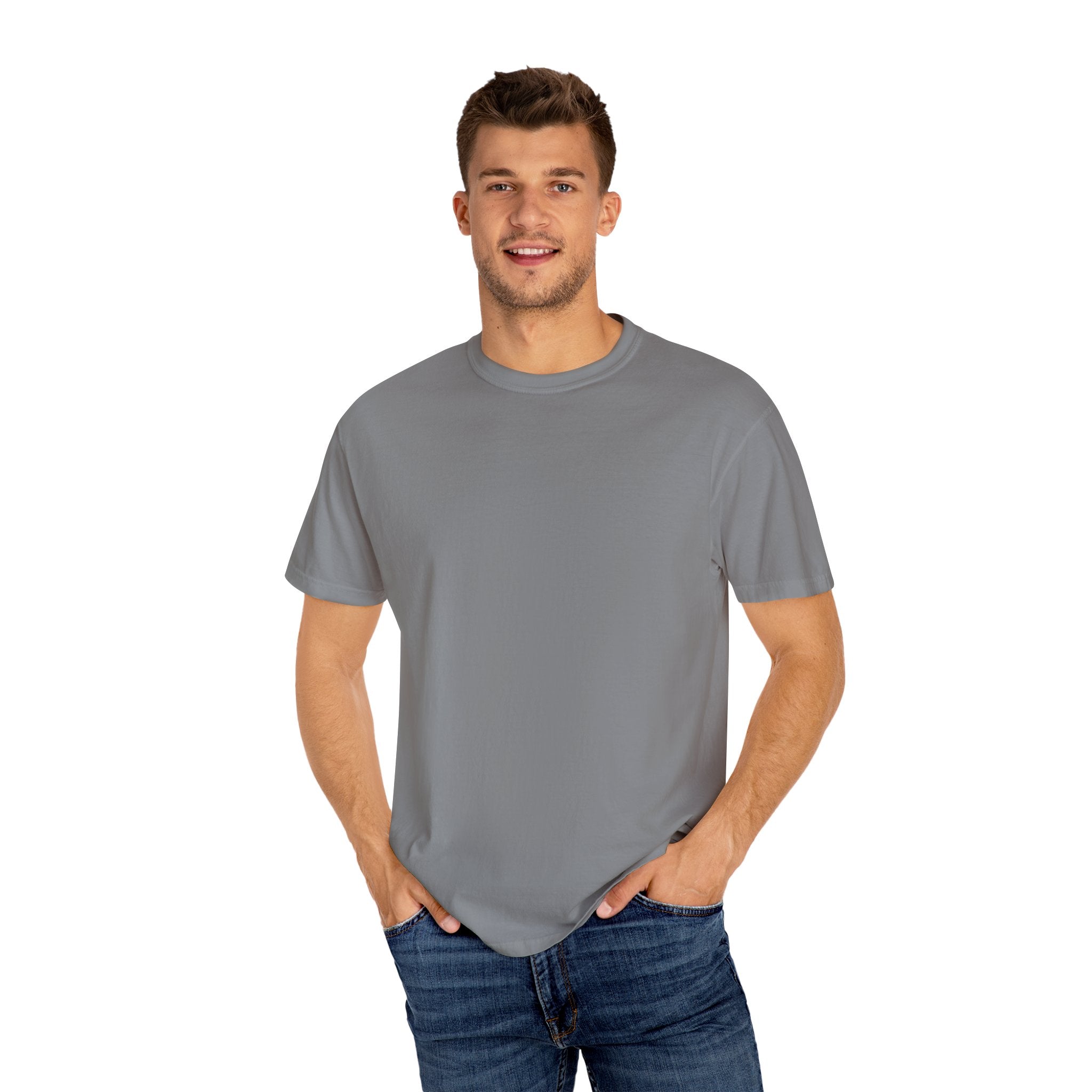Gotcha Bug: 'Is There Something on My Back?' - Humorous Unisex Garment-Dyed T-Shirt