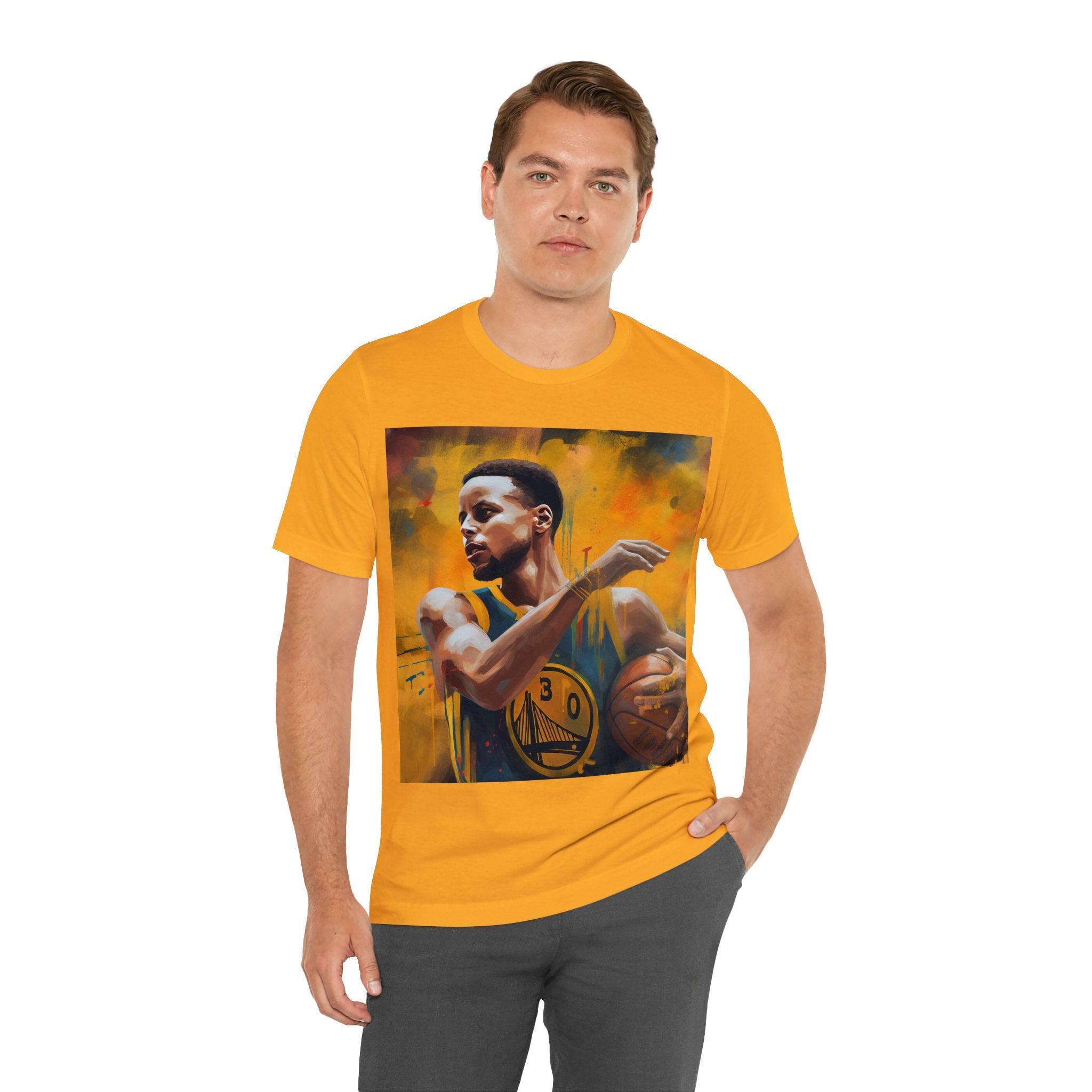 Support Your Warrior From the Golden State!  Wear to any Event! Dynamic Basketball Athlete 3-Point Shooter Unisex Jersey Tee - Premium Sports Fan Apparel for Sports Fans and Fans of Dynamic Players