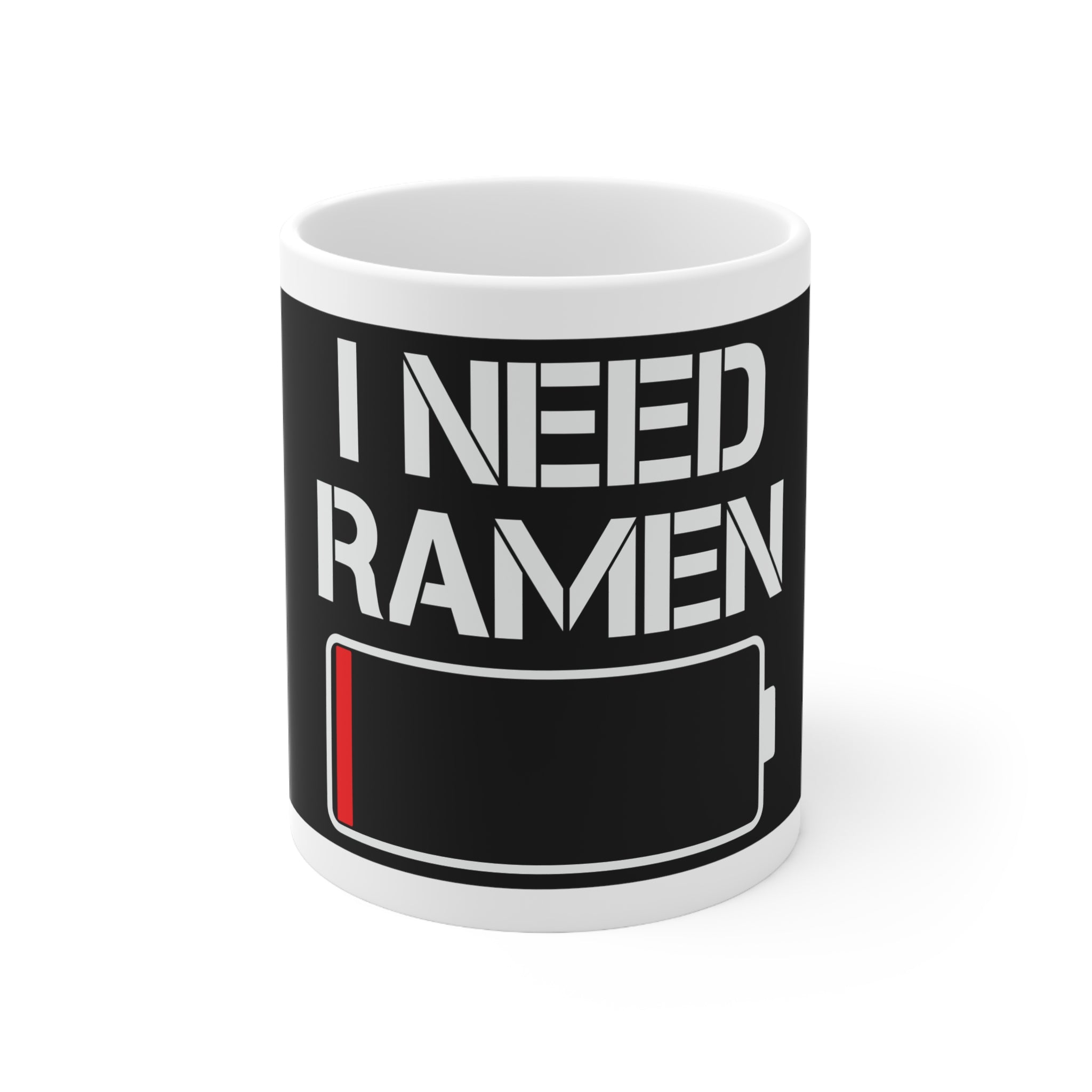 🎨 Whimsical Design for Everyday Fun: Featuring a playful message that says 'I Need Ramen,' this mug is perfect for those who love their noodles as much as their coffee or tea. It's a fun way to express your love for ramen and a unique addition to your mug collection.
