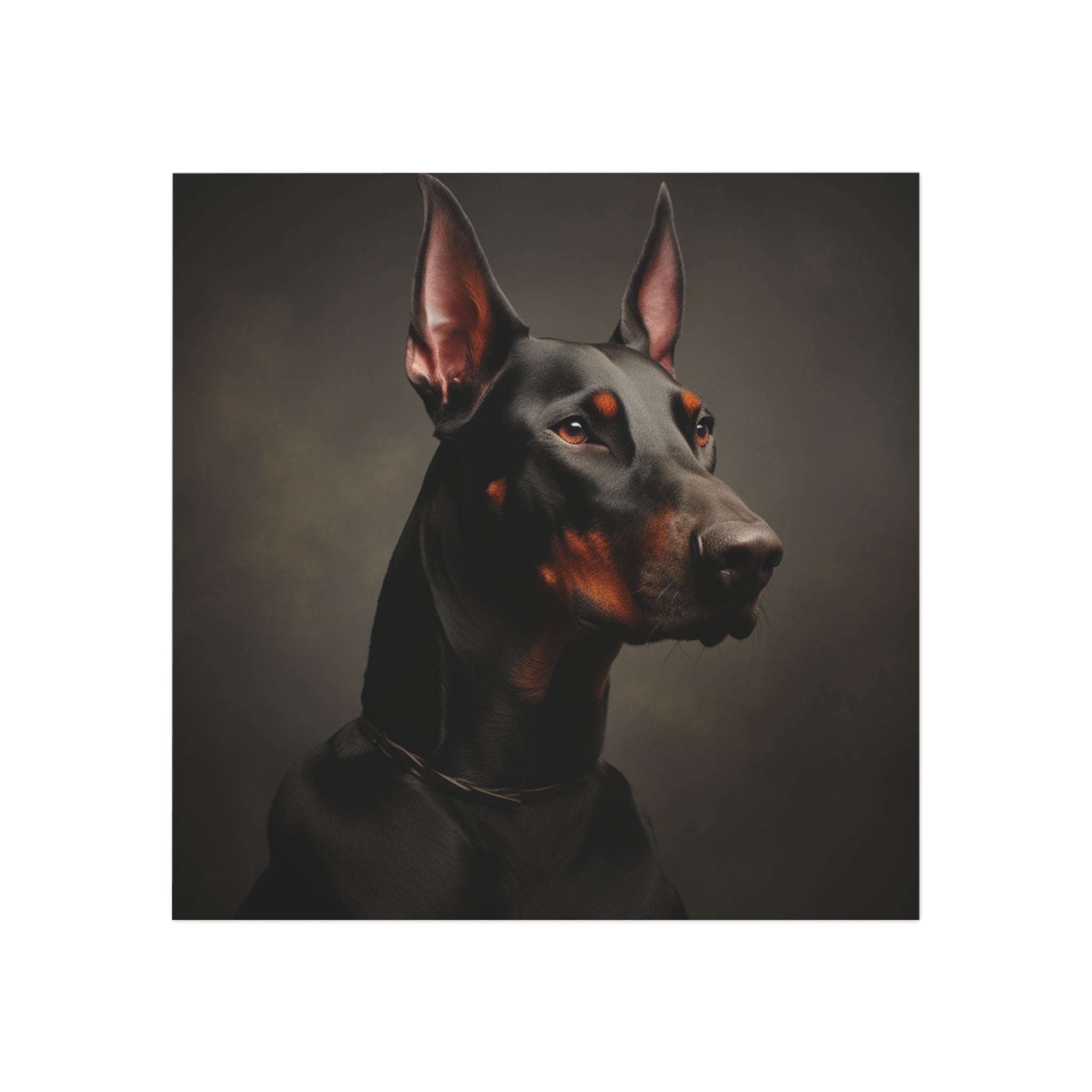 Square Magnet--"Dobermann Pincher" Gift for Dog Lovers For Pet Owners Decor (Professional Art)