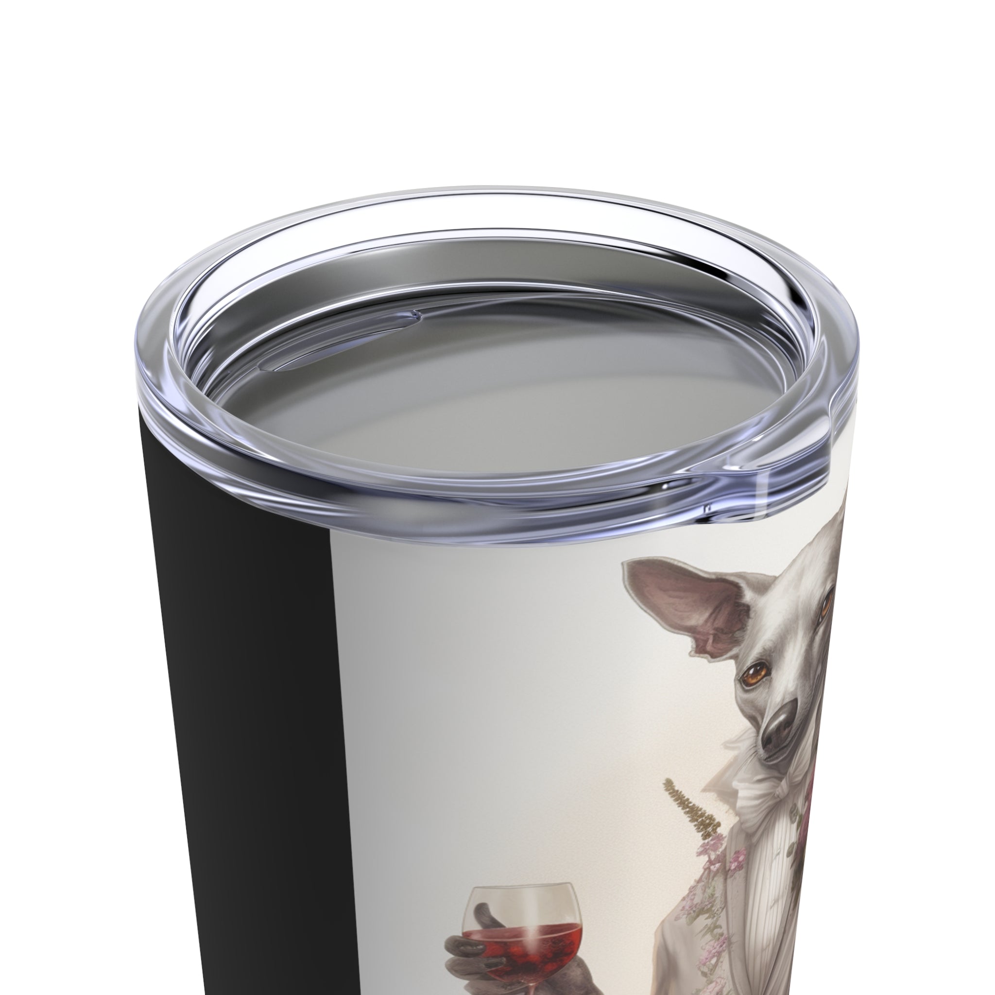🍷 Wine Canine Baron Furry Pal Tumbler 20oz - Stylish Dog Lover's Wine Glass | Sip in Elegance with Your Furry Companion