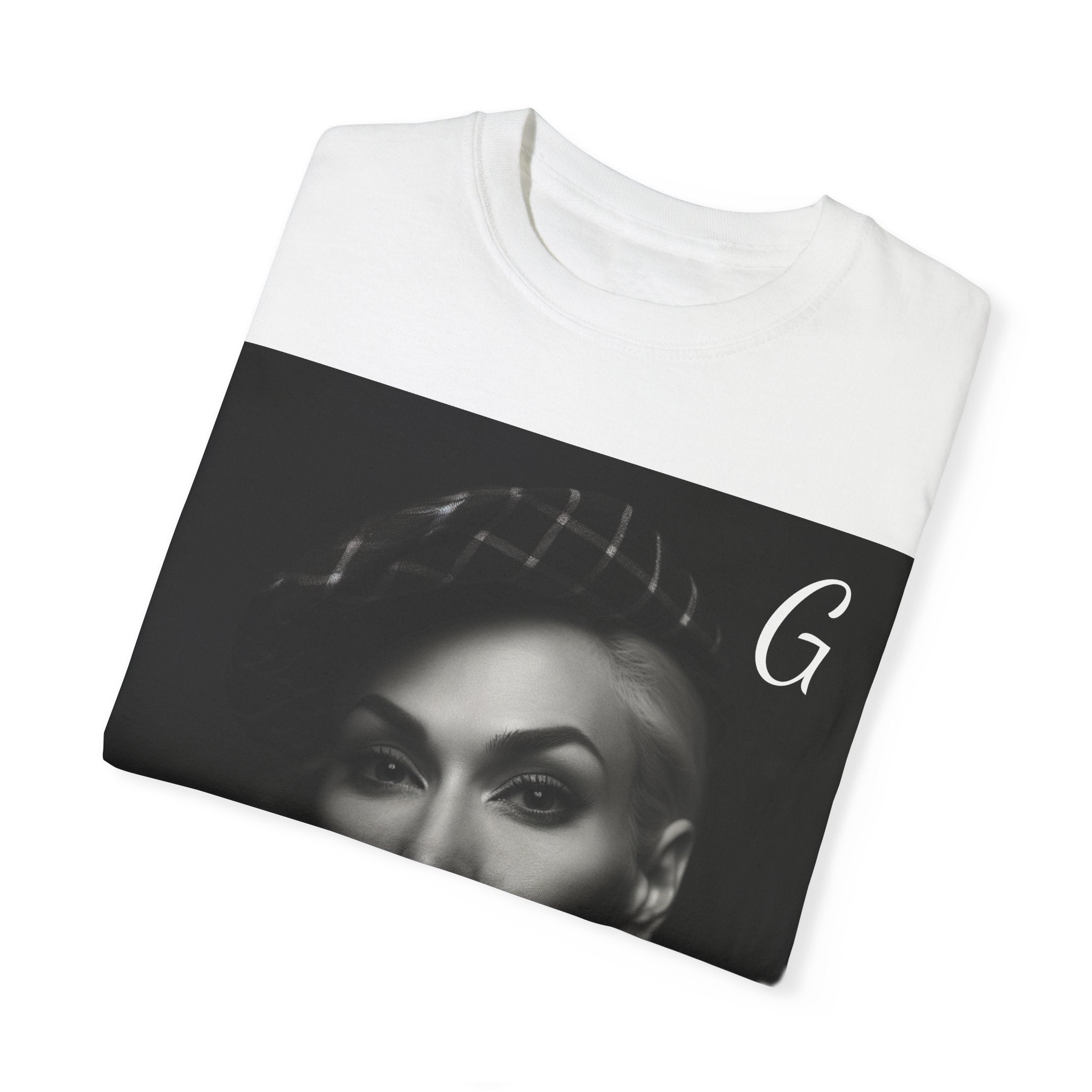 🌟 Icon-Inspired Festival Queen Unisex T-Shirt: Vibrant Garment-Dyed Tee for Ultimate Music Fest Style - Capture the Pop Diva's Iconic Look 🎵