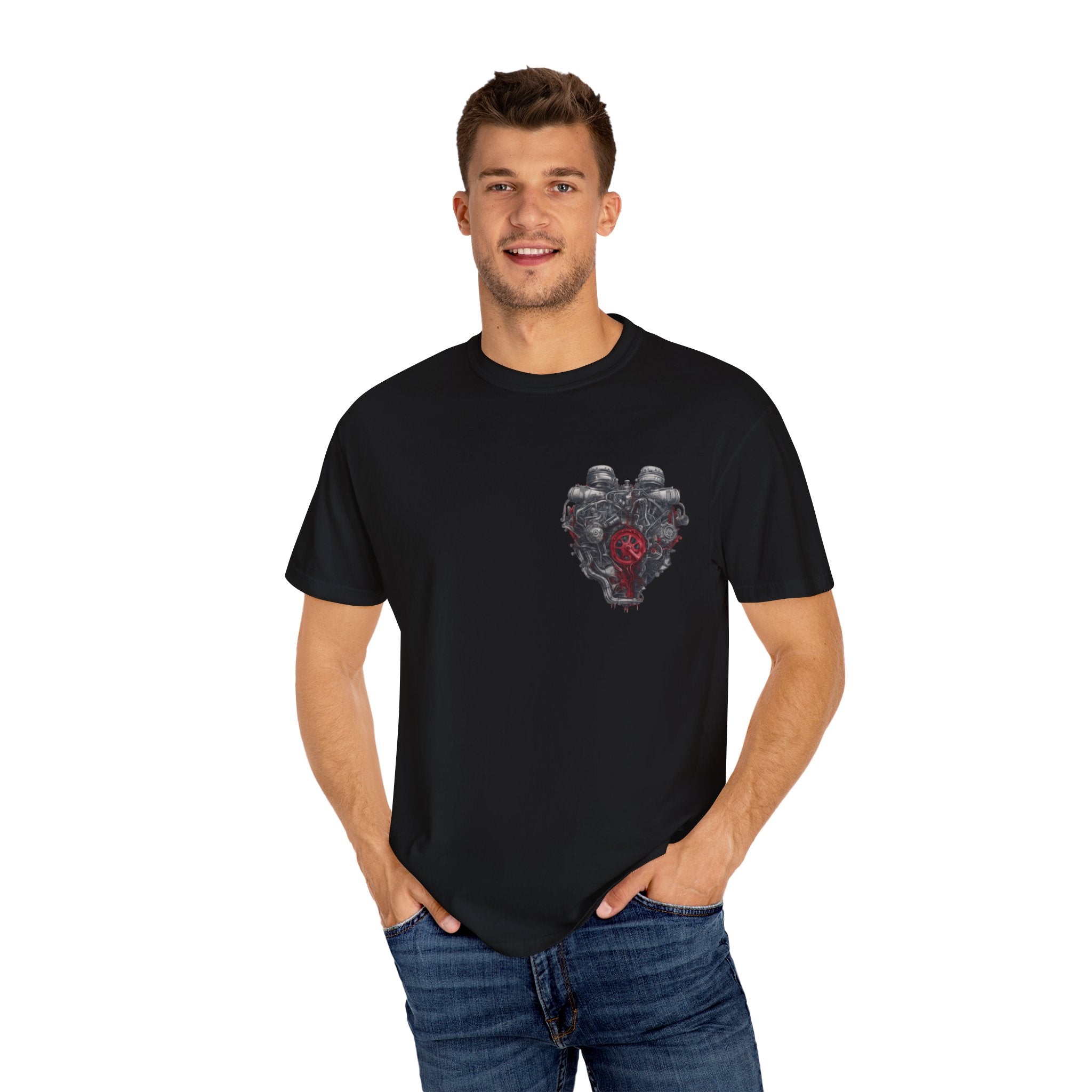 Diesel Engine Heart illustration for Medical Students T-shirt for Engineers Gift for Funny Gift Idea for Him for Her Present Funny Shirt