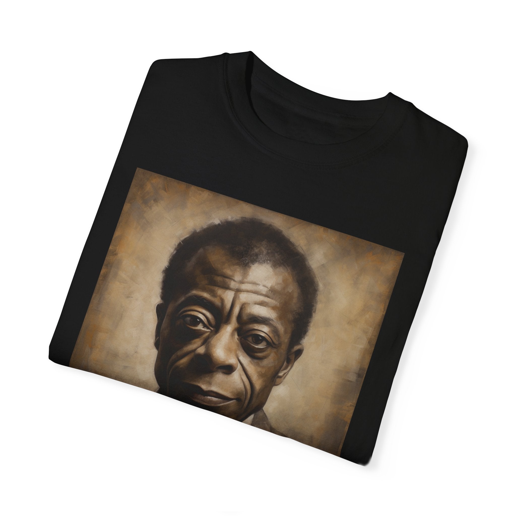 Show Civil Rights Support and Awareness in Comfort With Portrait of Iconic African American Pioneer Portrait Unisex Garment-Dyed T-shirt - Tribute to a Renowned Writer and Civil Rights Activist Ideal For History Scholars