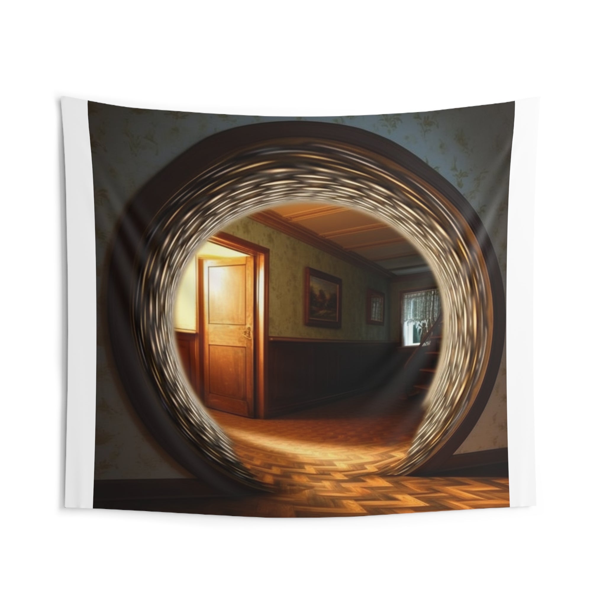 Enchanting 11oz Wall Hanging for Surreal Home Decor & Art Lovers 🌌🖼️" 🌀 DreamScape Portal Illusion Tapestry: Hyper-Realistic Interior Gateway Design