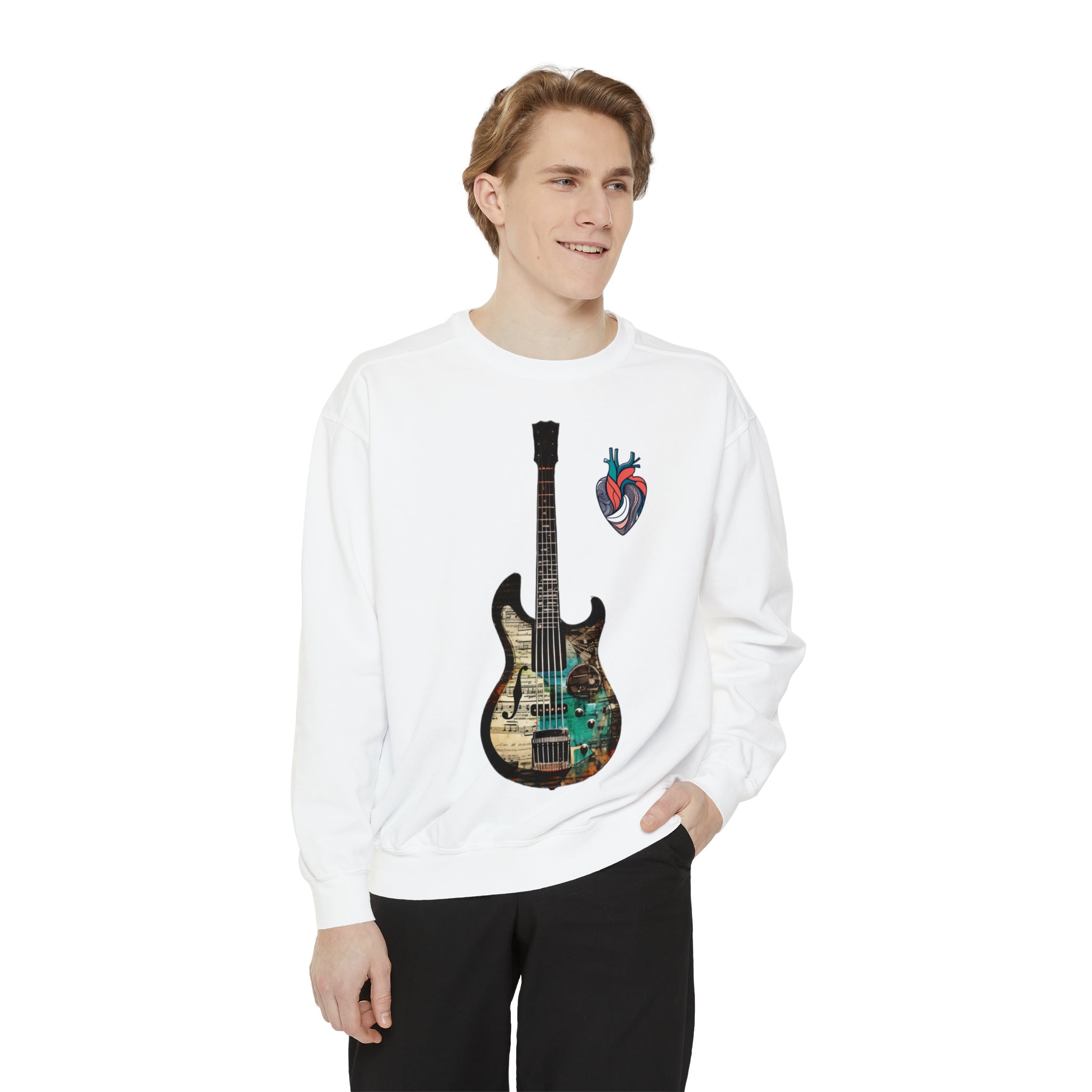 Women's Garment-Dyed Sweatshirt Dive into the Symphony: Music Anatomy Unveiled! Shirt for professional Art Lovers