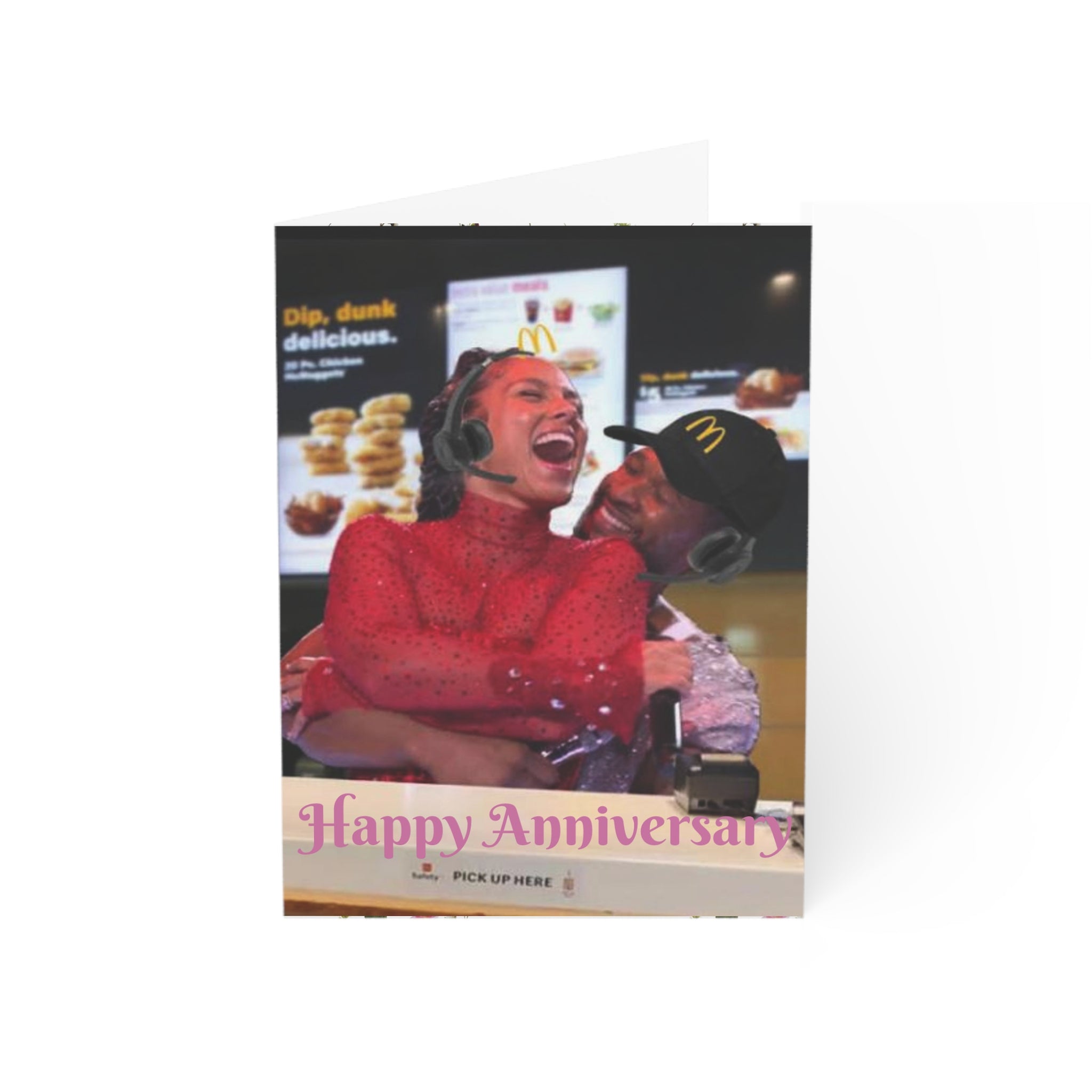 Funny R&B Concert Overaffectionate Duo Anniversary Cards - Perfect for Music Lovers & Humor Enthusiasts (Available in 1, 10, 30, and 50pcs Packs)