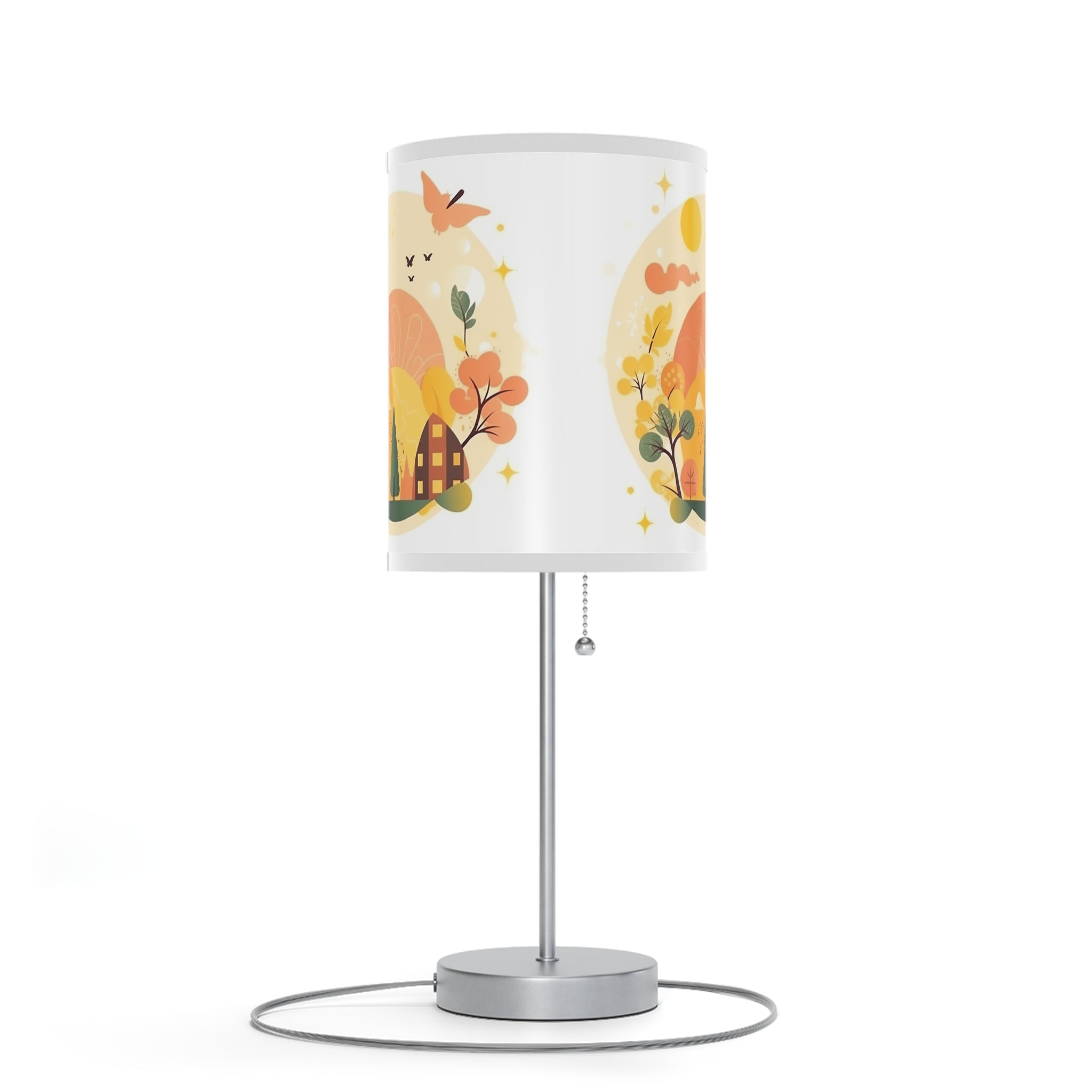 Lamp on a Stand, US|CA plug--Beautiful Dawn/Noon Abstract Illustration Professional Optical Illusion Interpretation