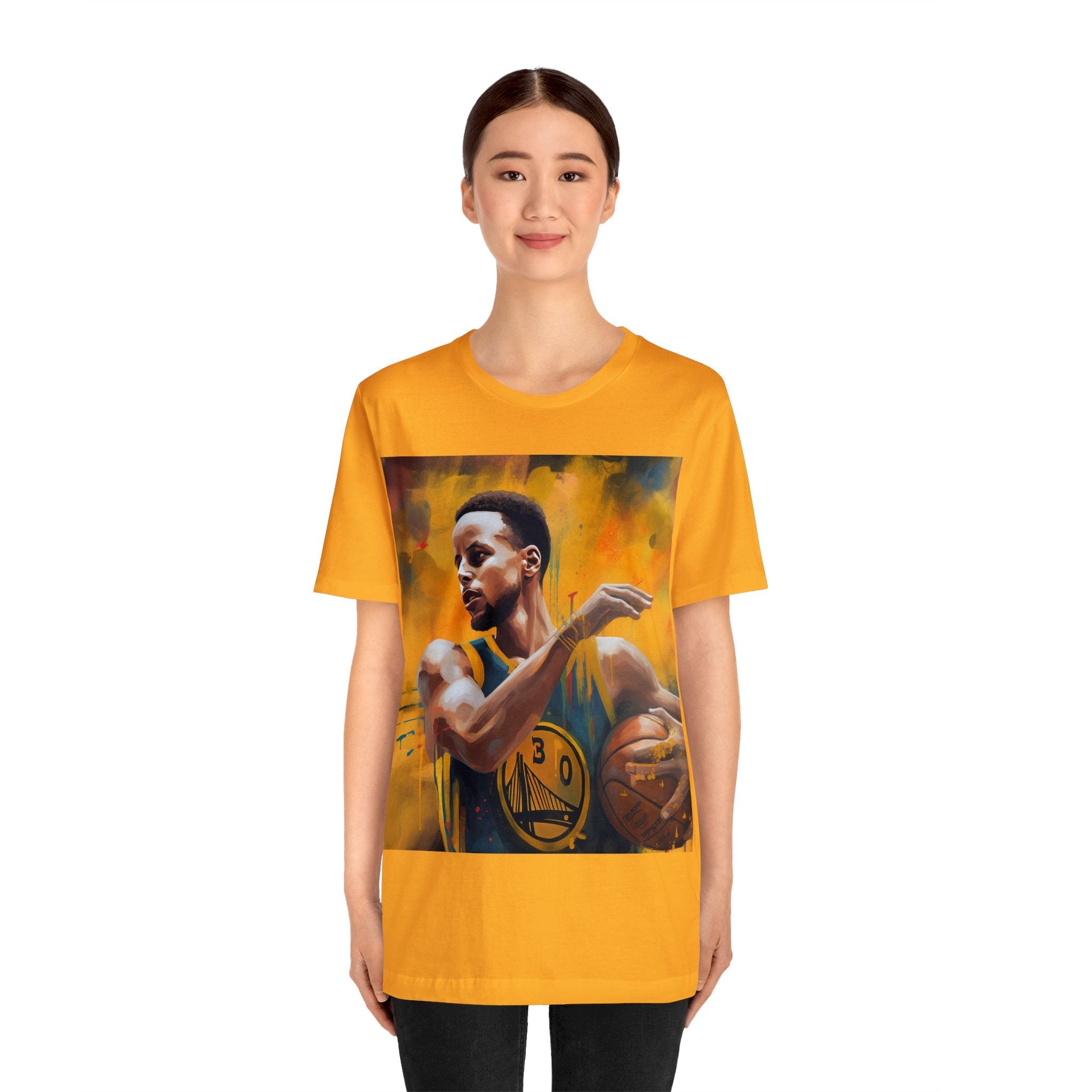 Support Your Warrior From the Golden State!  Wear to any Event! Dynamic Basketball Athlete 3-Point Shooter Unisex Jersey Tee - Premium Sports Fan Apparel for Sports Fans and Fans of Dynamic Players