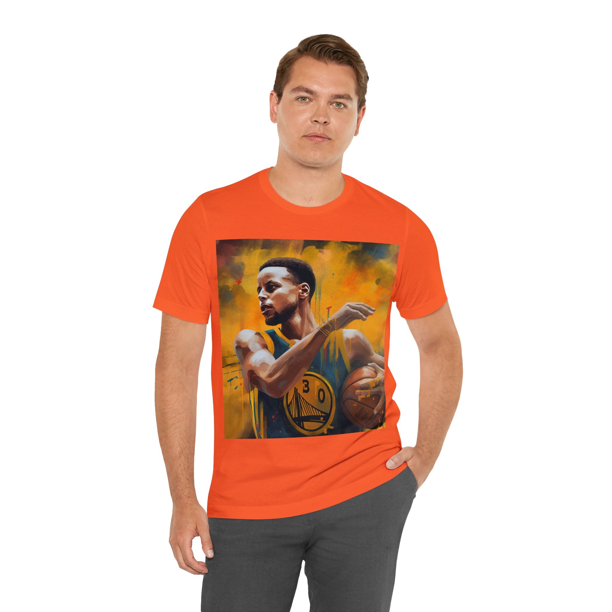 Stylish Shirt for Wear to any Event! Dynamic Basketball Athlete 3-Point Shooter Unisex Jersey Tee - Premium Sports Fan Apparel for Sports Fans and Fans of Dynamic Players