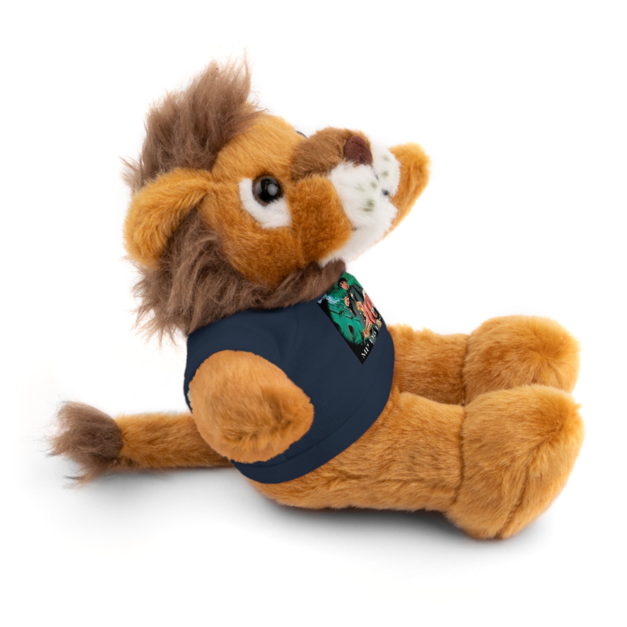 Nostalgic Vibes: Stuffed Animals with 90's Louisiana Rap Icon Tee - Retro Plush Toy for Hip Hop Fans