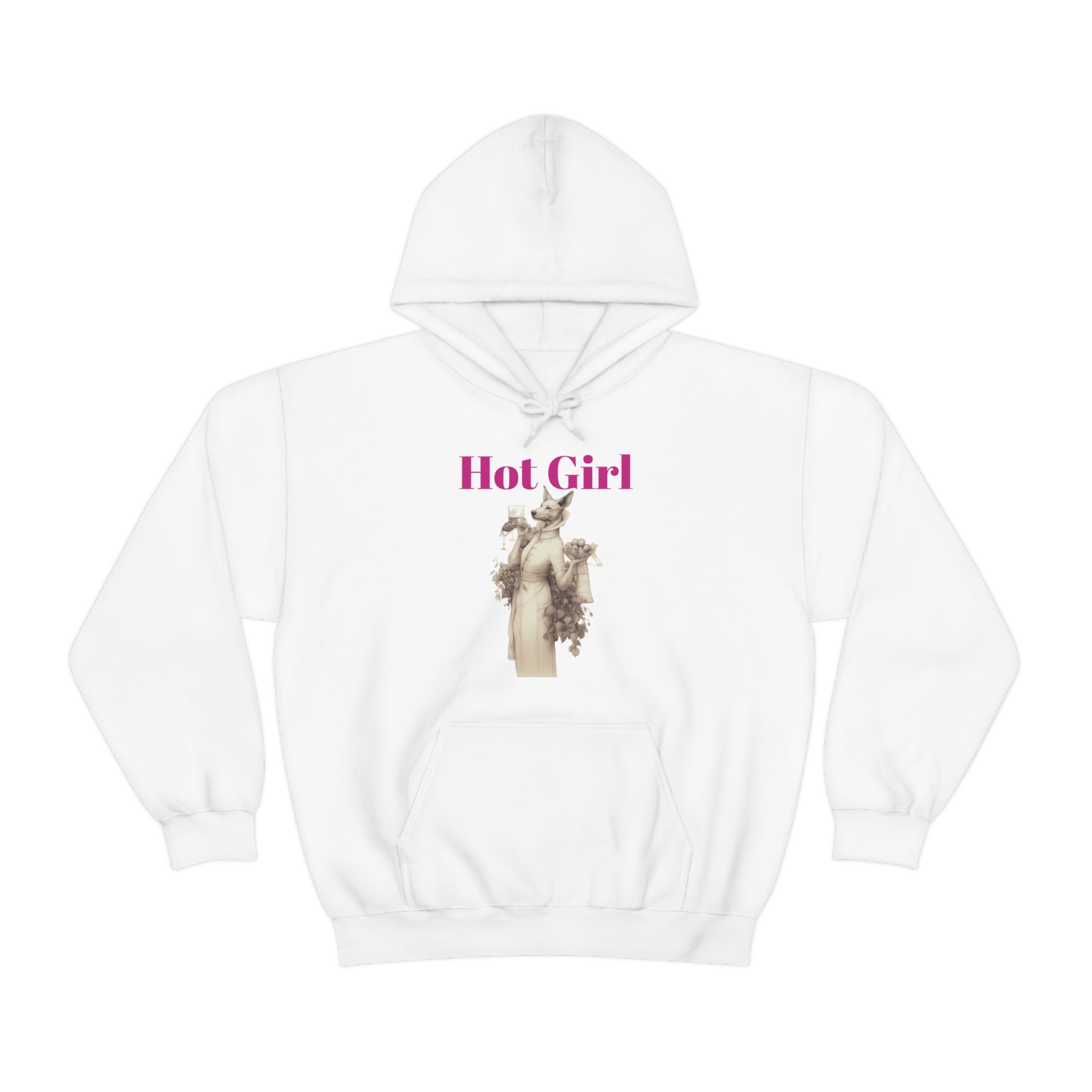 Unisex Heavy Blend Hooded Sweatshirt--"Hot Girl" Great gift for animal lovers Perfect Birthday Gift