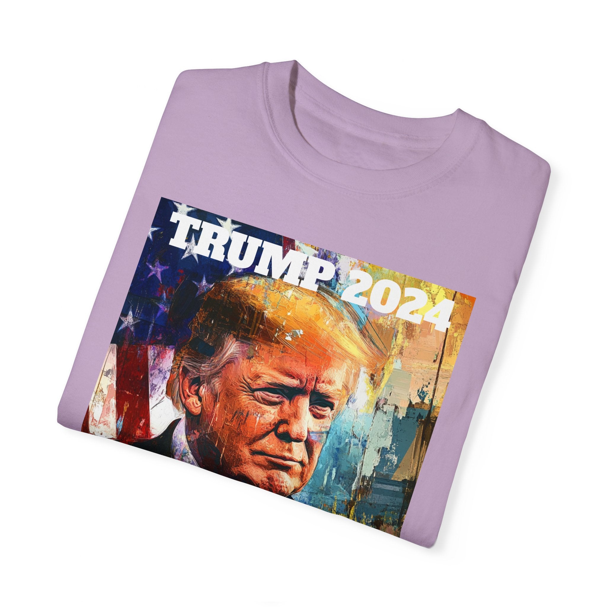 Stand with Strength: Trump 2024 Unisex Garment-Dyed T-Shirt - Wear Your Support Proudly