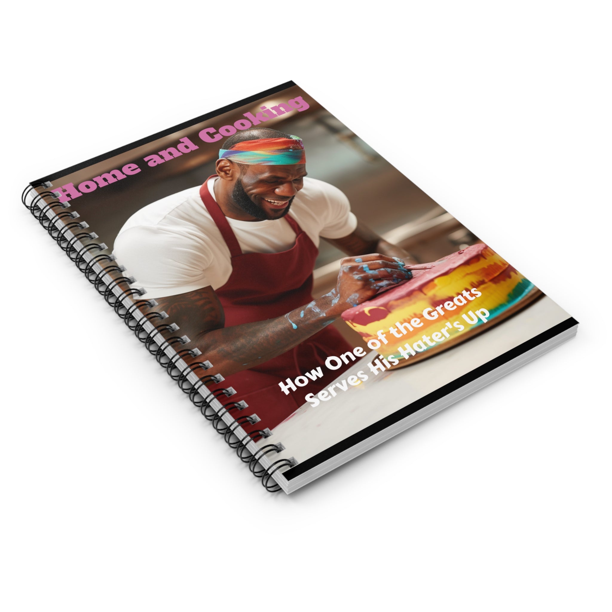 Elevate Your Swag with the Basketball Court Icons Funny Baking Legends Lined Notebook - Perfect for Fans of Professional Sports! 🏀🍰