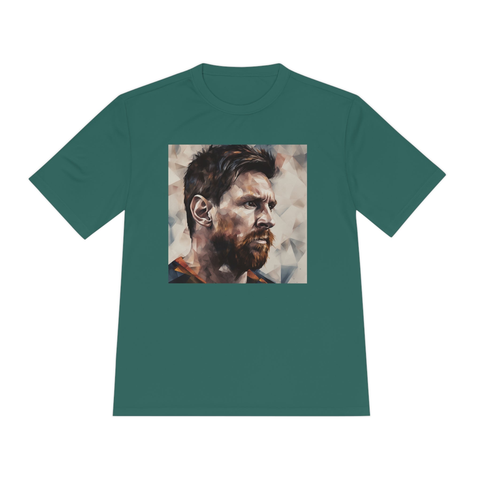 Watercolor Masterpiece: Unisex Moisture Wicking Tee - Dynamic Soccer Artistry Meets Performance Wear Gift for Footballer Fans Won't find anywhere else