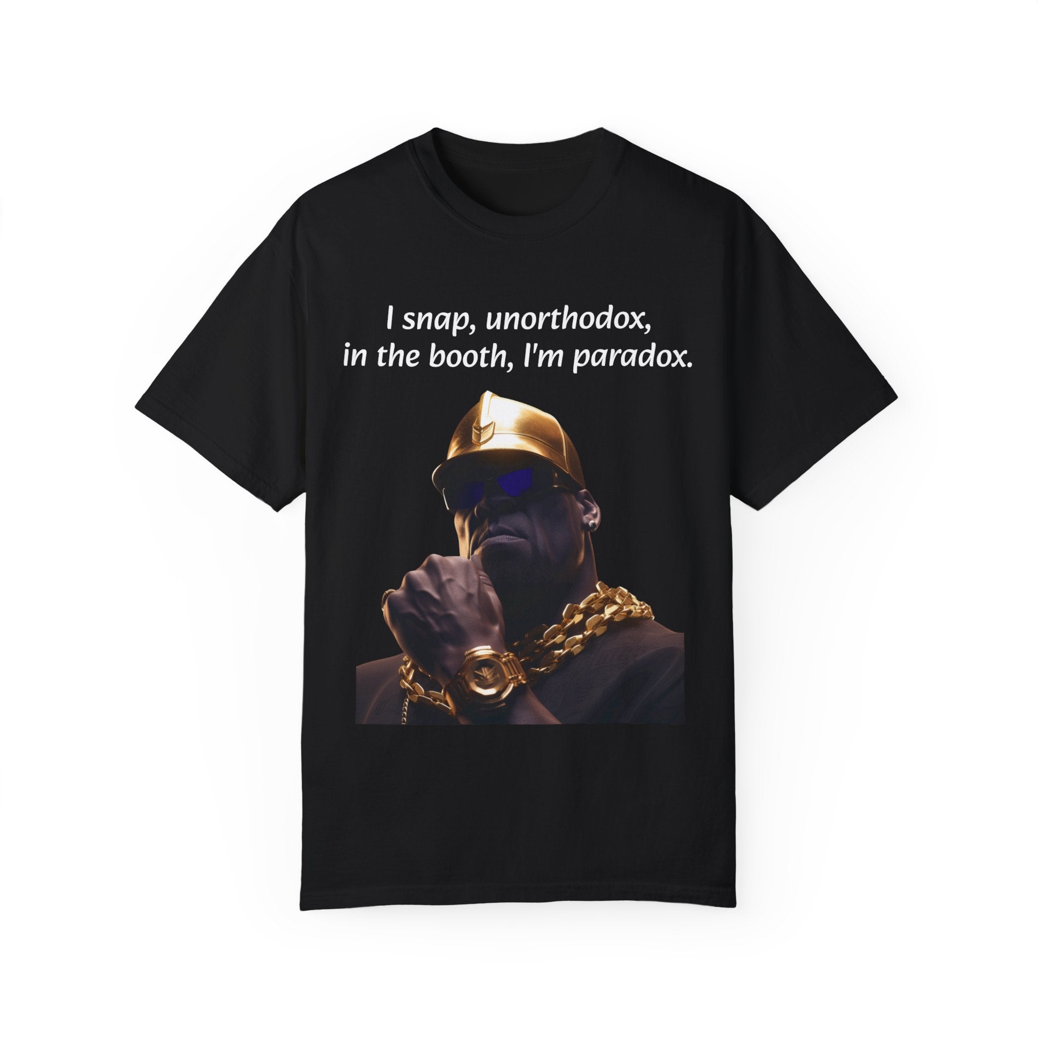 Thanos Inspired Cosmic Warlord Ins Hip Hop Unisex Garment-Dyed Tee for Urban Wear Enthusiasts