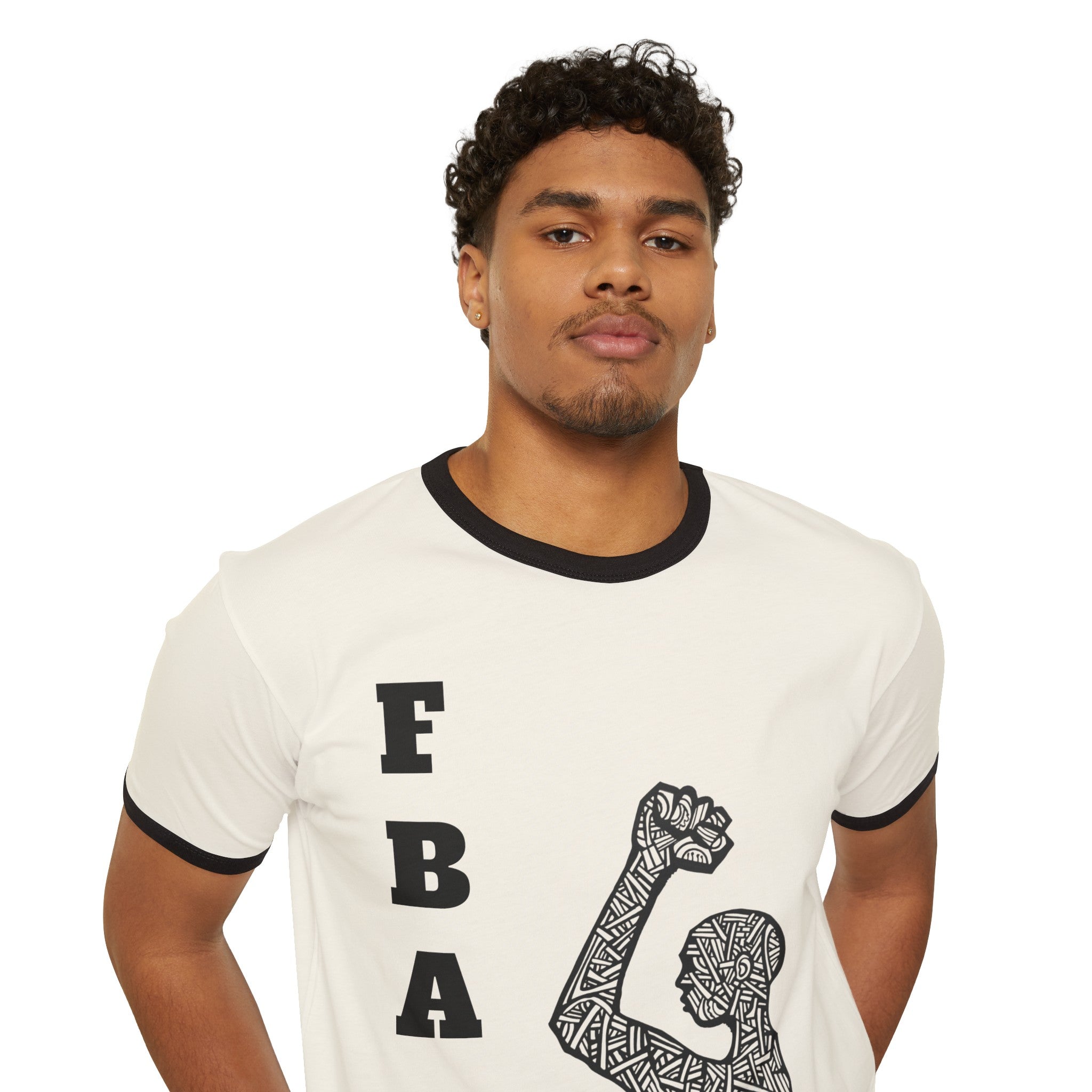 FBA Pride: Foundational Black American Heritage Unisex Cotton Ringer T-Shirt - Celebrate Your Roots