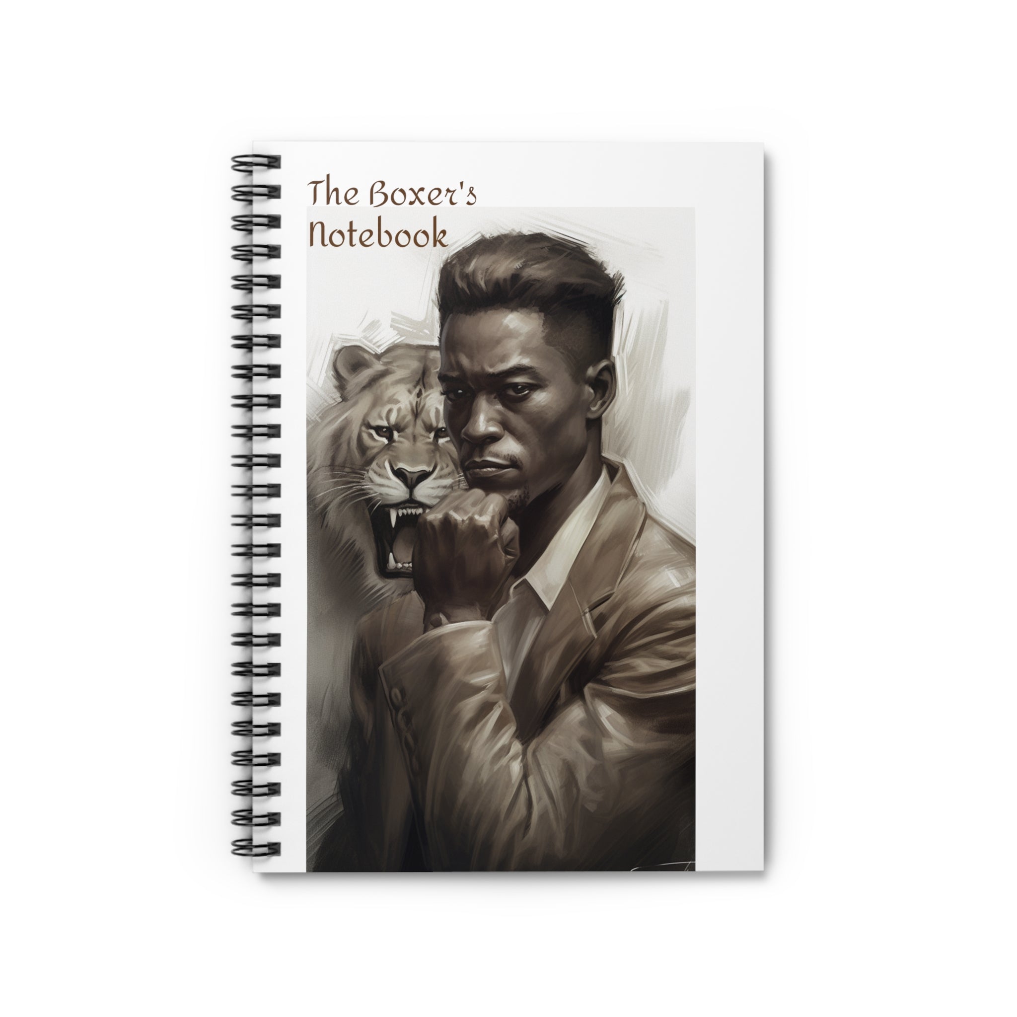 Spiral Notebook with Ruled Lines: Exclusive Boxers Notebook | Professional Artistry | Durable and Stylish