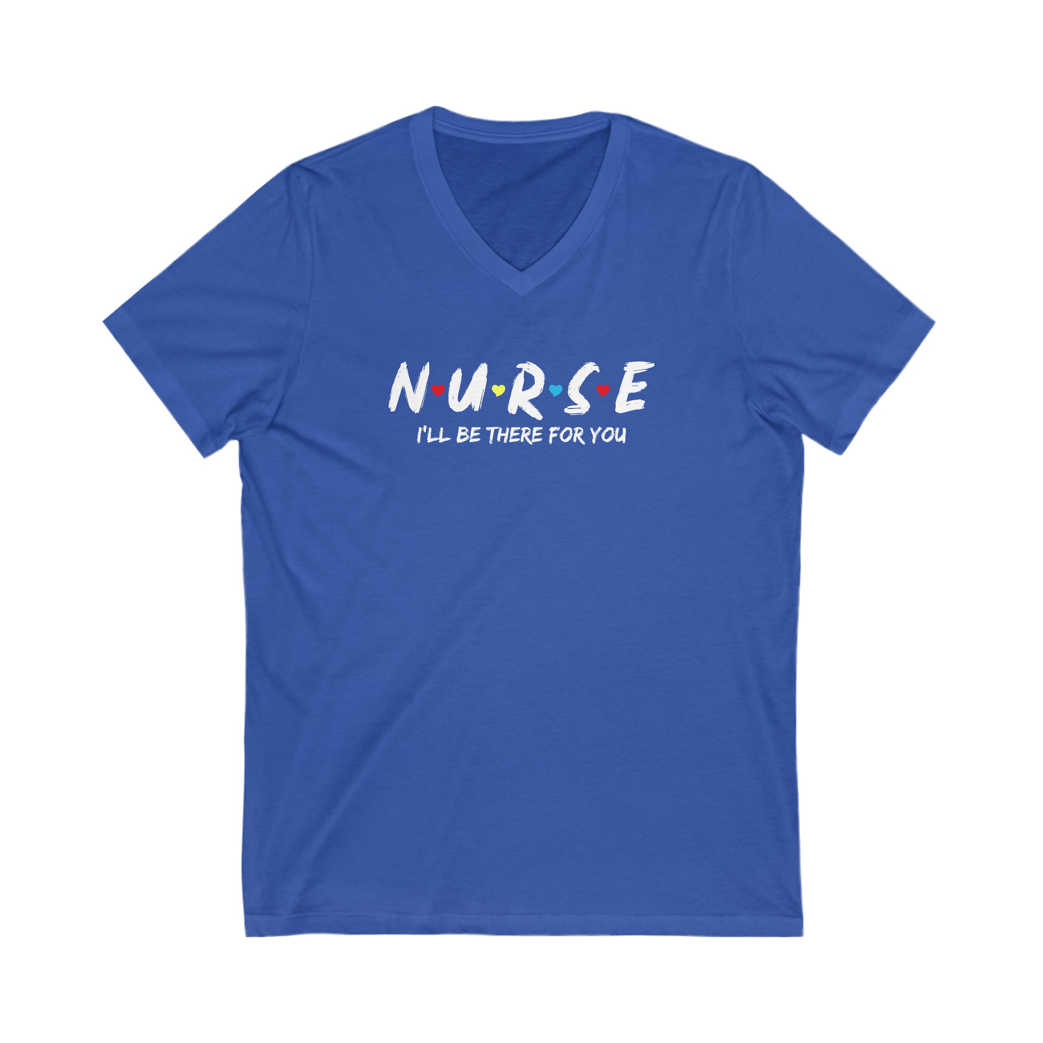 Nostalgia for Any 90's Baby! Perfect TShirt for Casual Fridays or Hanging Out With Friends or Other Hospital Co-Workers! Get Ready to Laugh with the Nurse Sitcom Title Theme Unisex Jersey Short Sleeve V-Neck Tee - Perfect for Comedy Fans! 😄👩‍⚕️