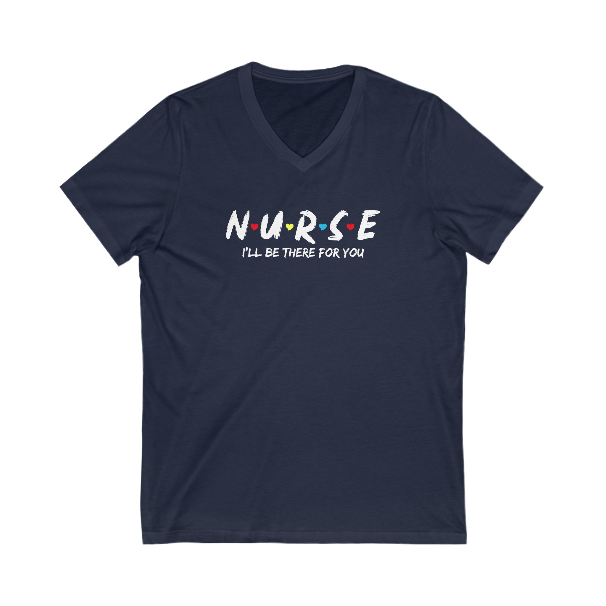 Nostalgia for Any 90's Baby! Perfect TShirt for Casual Fridays or Hanging Out With Friends or Other Hospital Co-Workers! Get Ready to Laugh with the Nurse Sitcom Title Theme Unisex Jersey Short Sleeve V-Neck Tee - Perfect for Comedy Fans! 😄👩‍⚕️