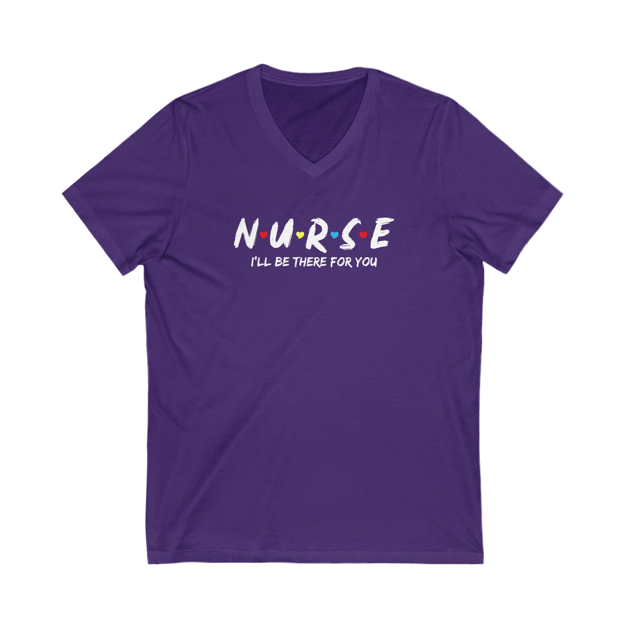 Nostalgia for Any 90's Baby! Perfect TShirt for Casual Fridays or Hanging Out With Friends or Other Hospital Co-Workers! Get Ready to Laugh with the Nurse Sitcom Title Theme Unisex Jersey Short Sleeve V-Neck Tee - Perfect for Comedy Fans! 😄👩‍⚕️