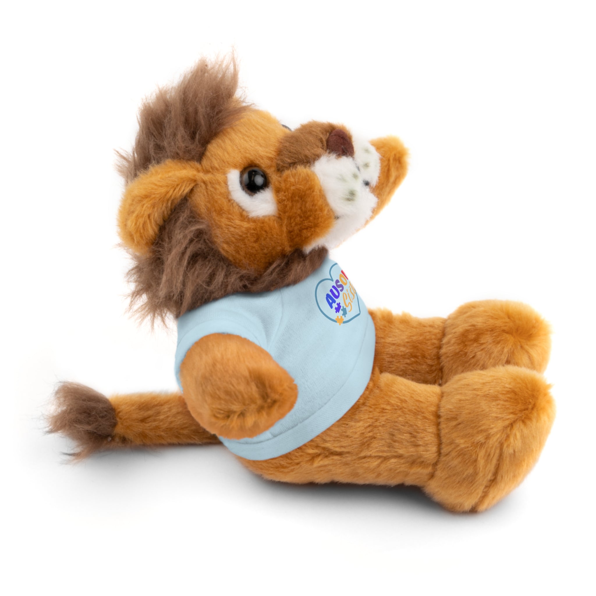 Celebrate Your 'Ausome Sister' with Autism Awareness Stuffed Bear - Customized Tee Included