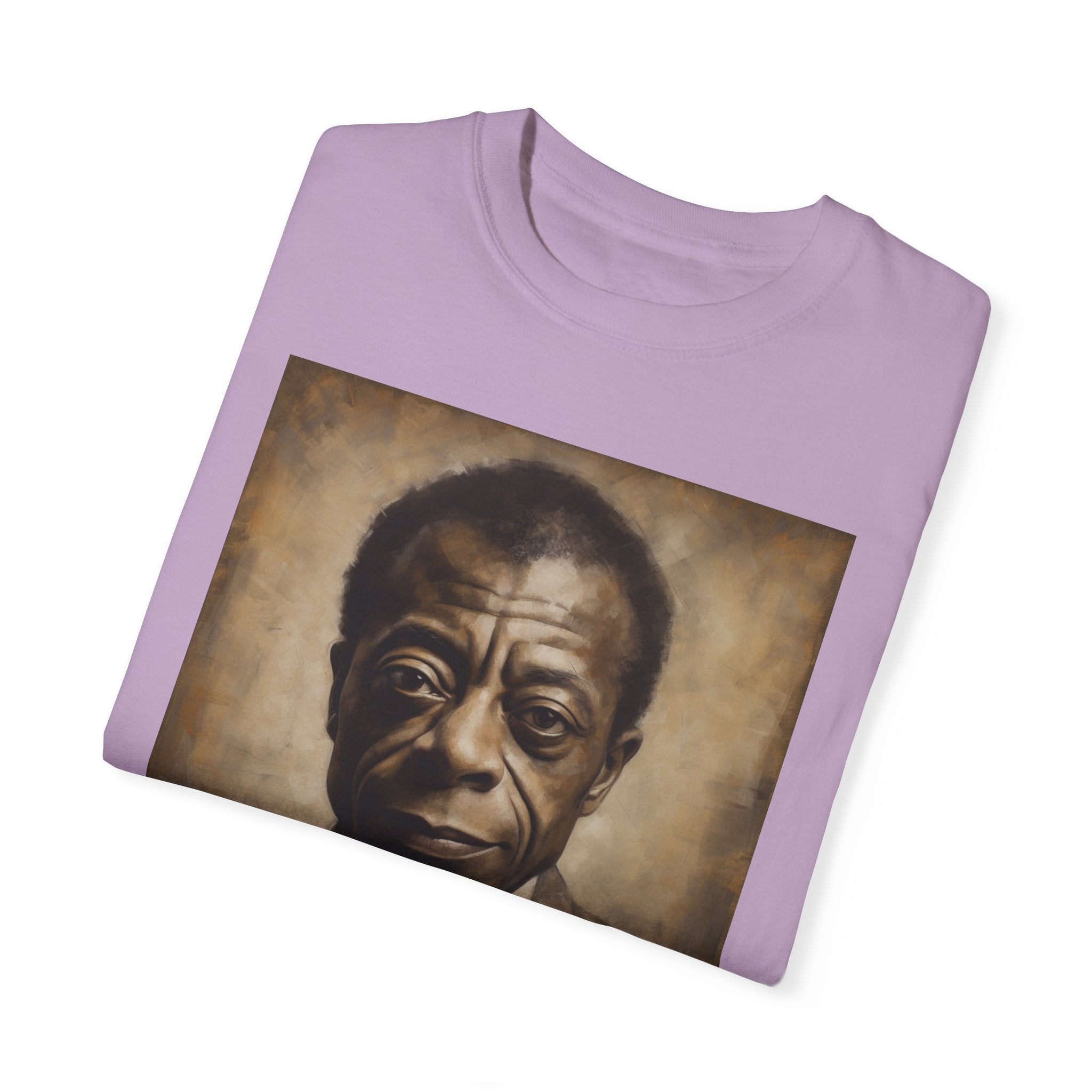 Show Civil Rights Support and Awareness in Comfort With Portrait of Iconic African American Pioneer Portrait Unisex Garment-Dyed T-shirt - Tribute to a Renowned Writer and Civil Rights Activist Ideal For History Scholars