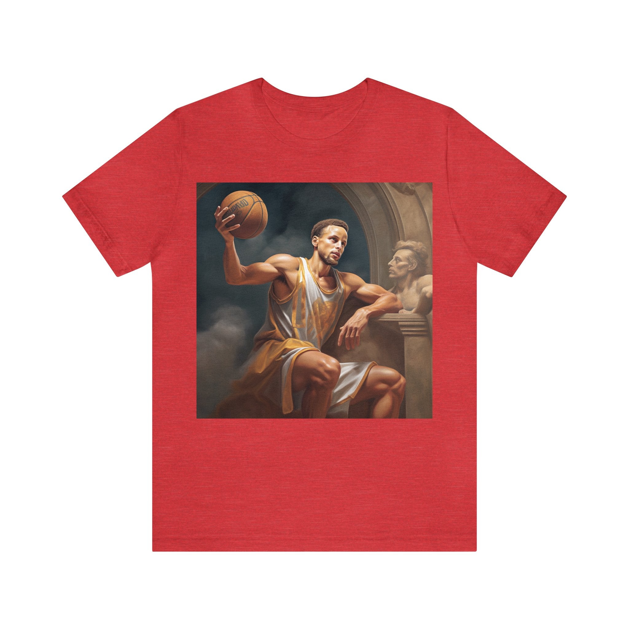 Great for Starting Conversations and Sure to be All the Talk! Perfect Gift for Sport Events Mythical Basketball Athlete 3-Point Greek Demi God S.C. Unisex Jersey Tee - Premium Sports Fan Apparel for Sports Fans and Fans of Dynamic  Sports Players