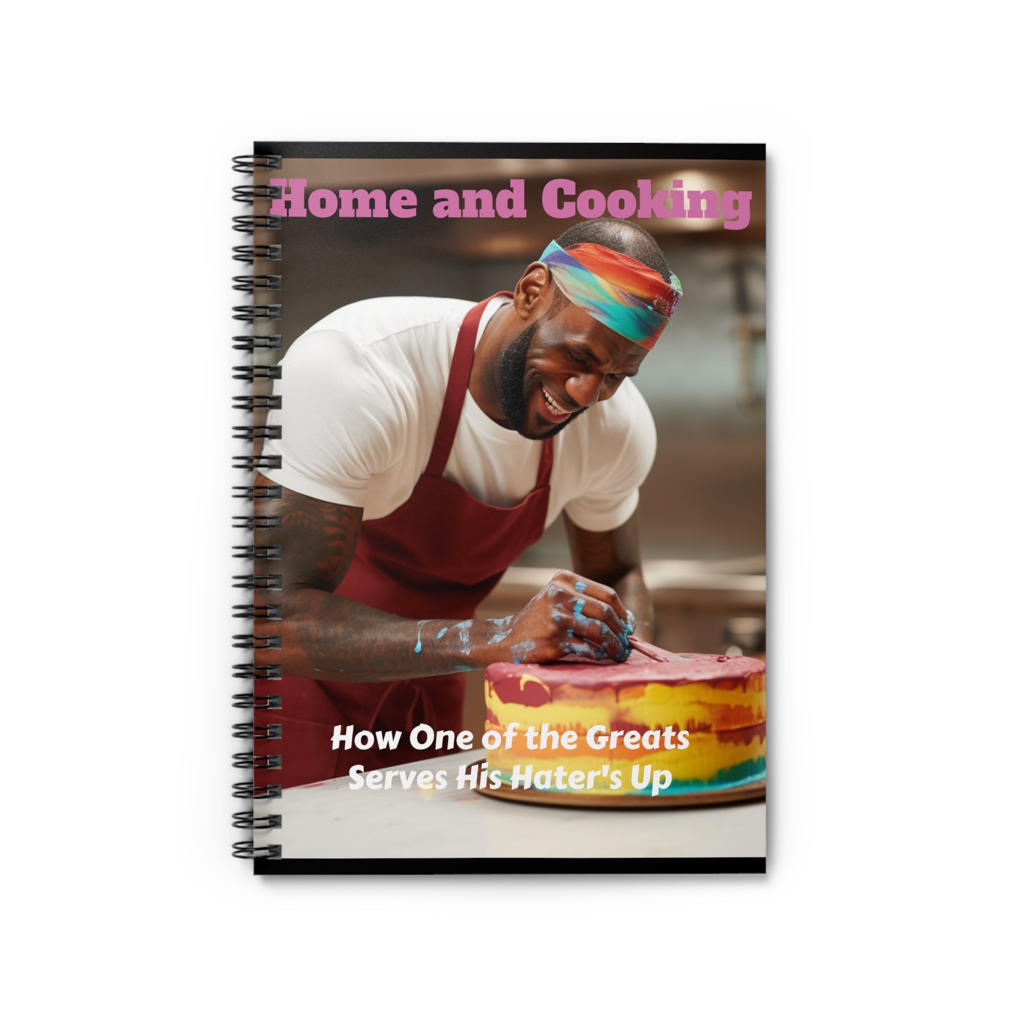 Elevate Your Swag with the Basketball Court Icons Funny Baking Legends Lined Notebook - Perfect for Fans of Professional Sports! 🏀🍰