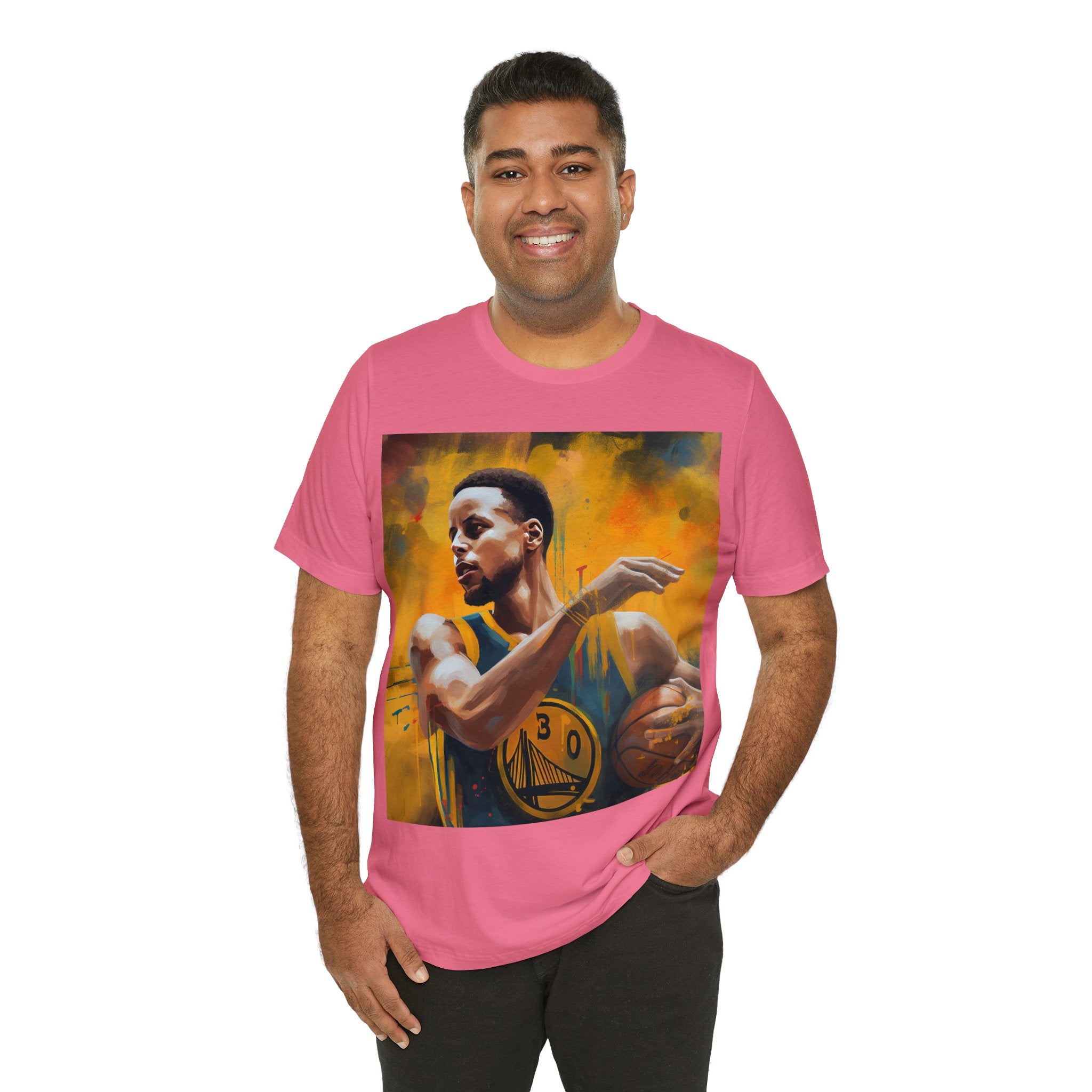 Stylish Shirt for Wear to any Event! Dynamic Basketball Athlete 3-Point Shooter Unisex Jersey Tee - Premium Sports Fan Apparel for Sports Fans and Fans of Dynamic Players