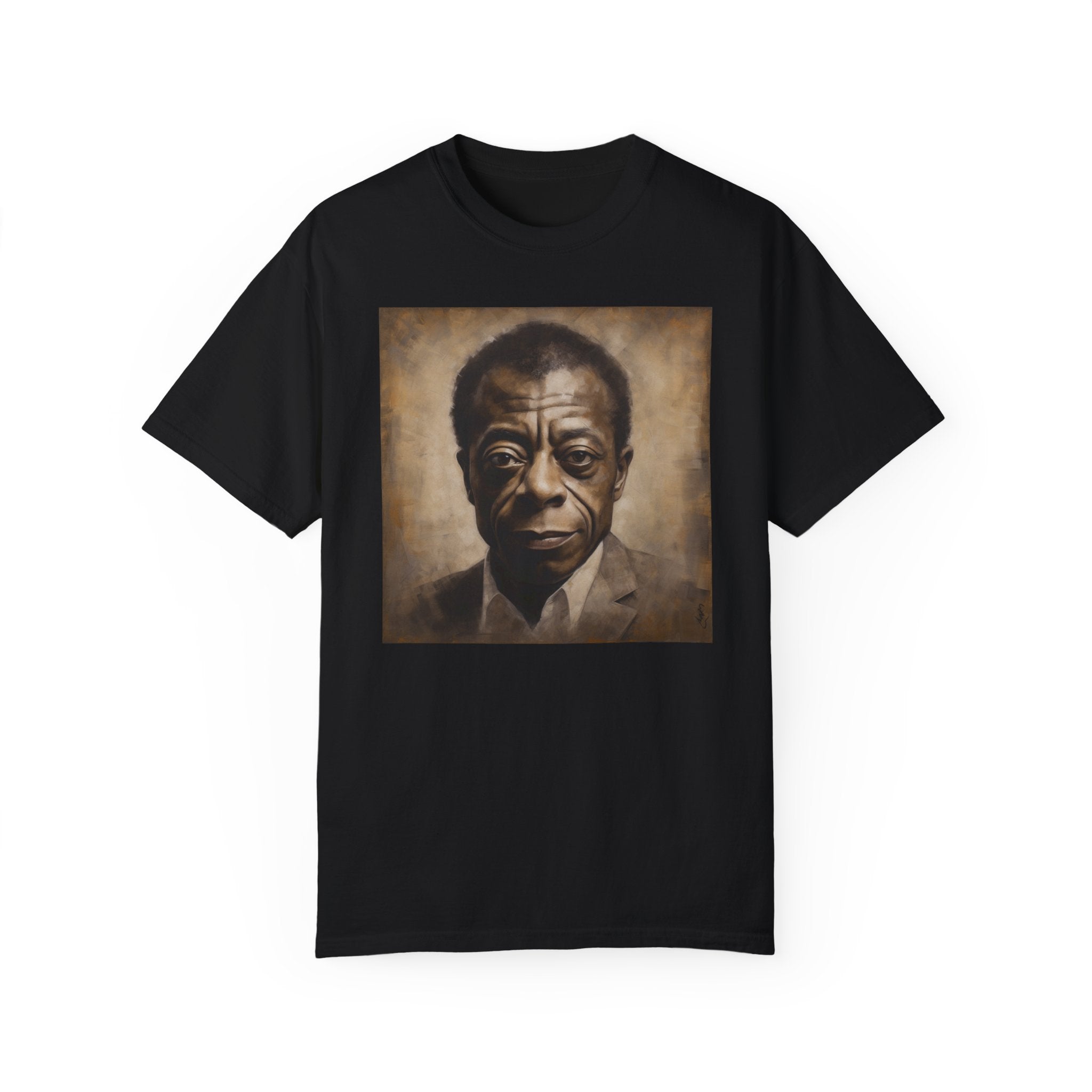 Show Civil Rights Support and Awareness in Comfort With Portrait of Iconic African American Pioneer Portrait Unisex Garment-Dyed T-shirt - Tribute to a Renowned Writer and Civil Rights Activist Ideal For History Scholars