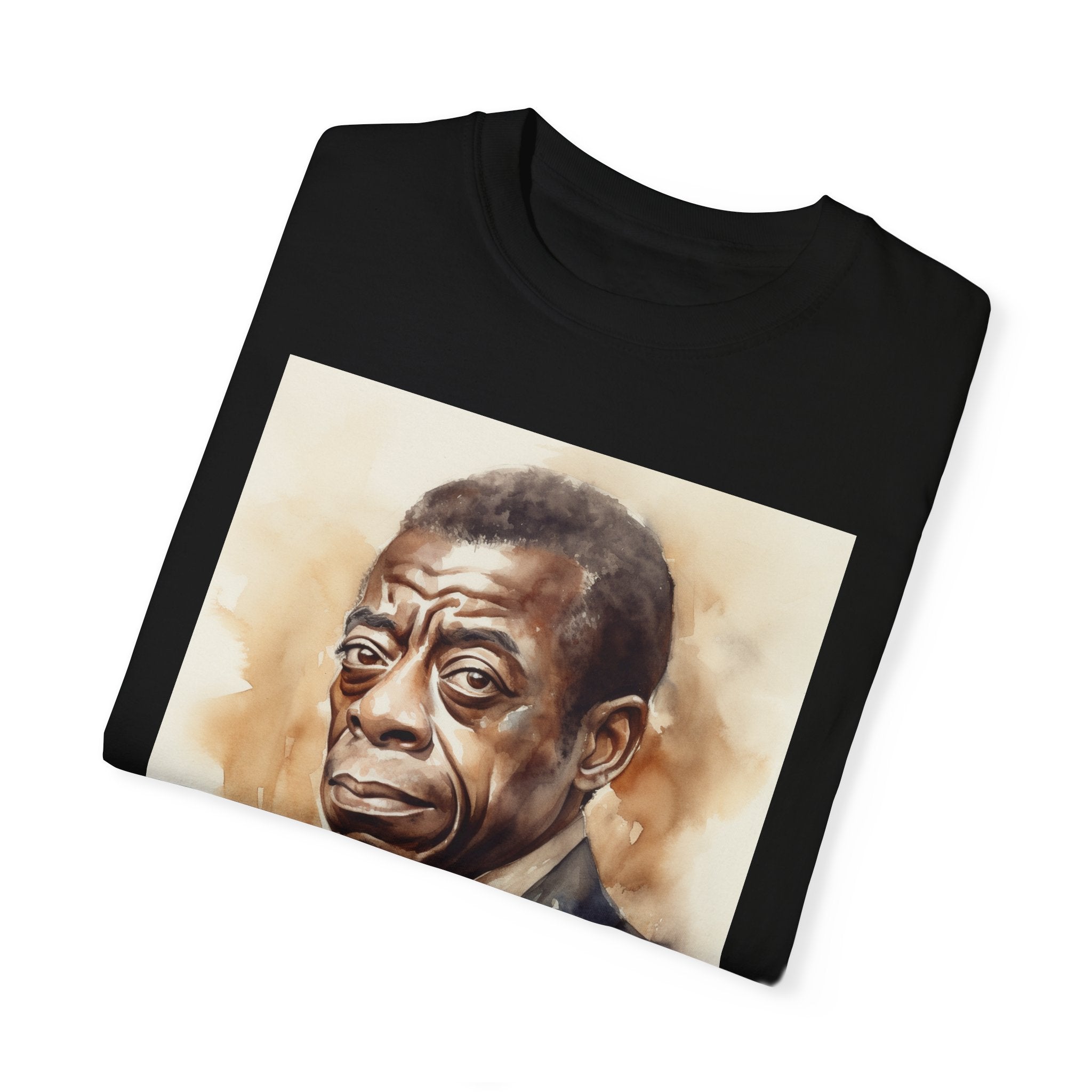 Iconic African American Pioneer Portrait Unisex Garment-Dyed T-shirt - Tribute to a Renowned Writer and Civil Rights Activist