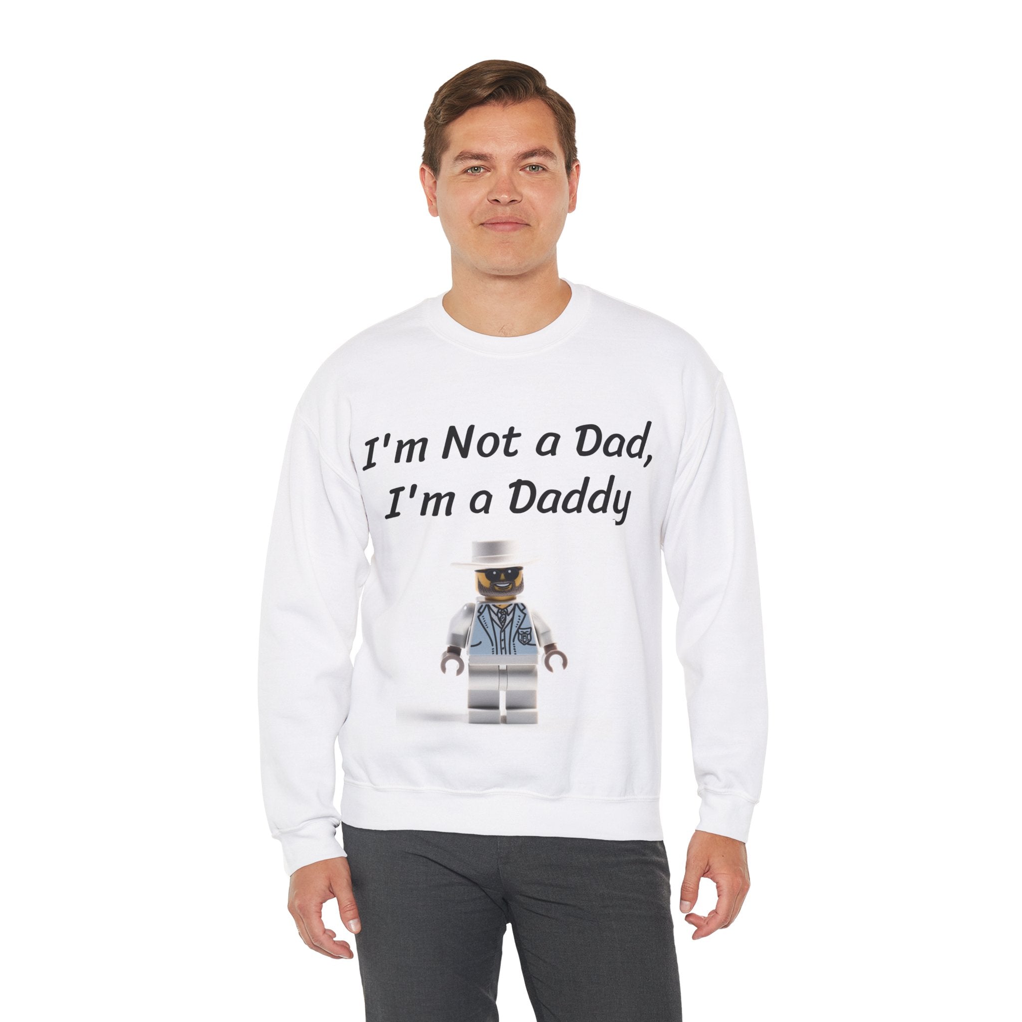 Unique Shirt to Keep You Warm on Those Cold Days. Elevate Your Style with the 'I'm Not a Dad, I'm a Daddy' Unisex Heavy Blend™ Crewneck Funny Sweatshirt - A Playful Expression of Fatherhood!