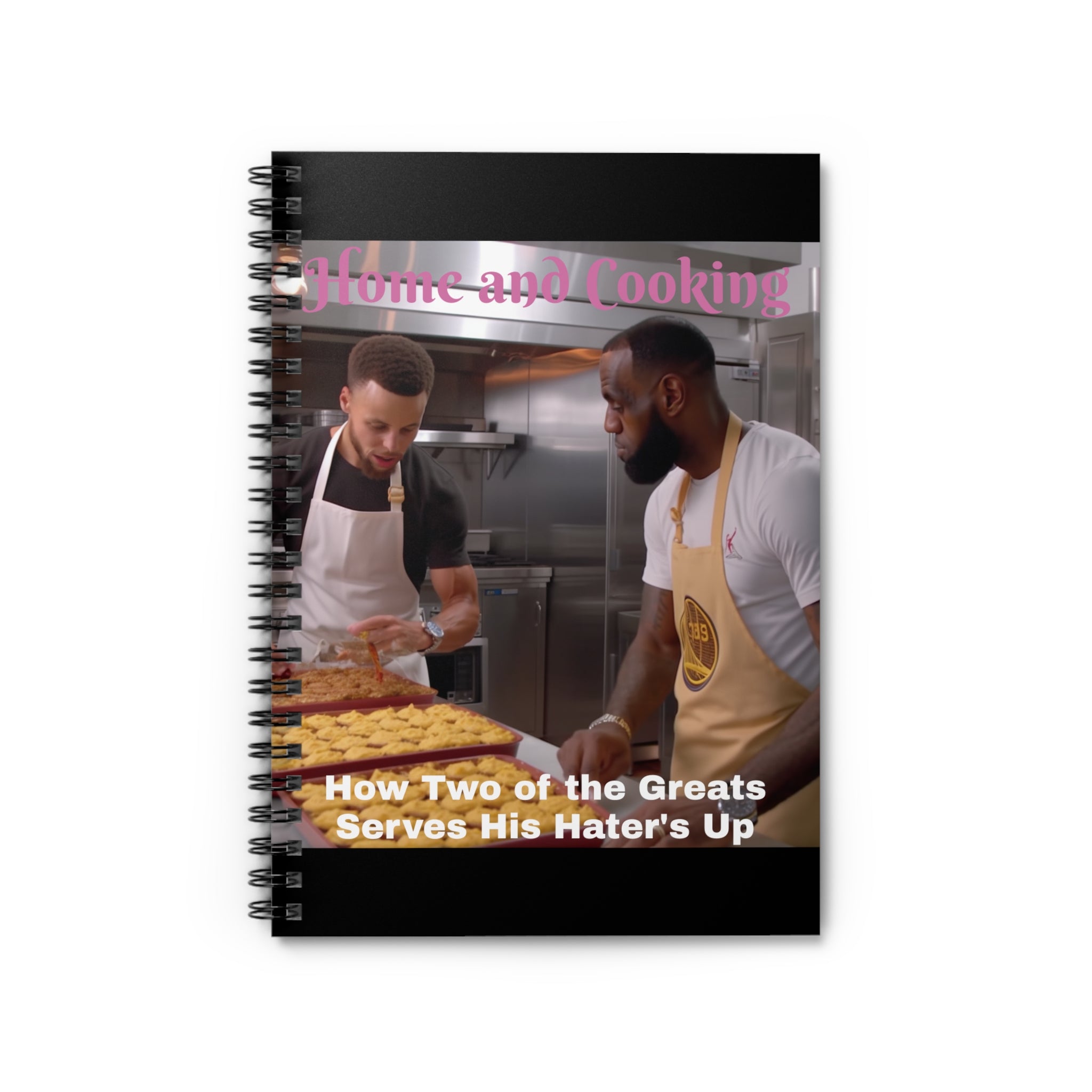 Perfect for Fans of Professional Sports! - Elevate Your Swag with the Basketball Court Icons Funny Baking Legends Lined Notebook   🏀🍰