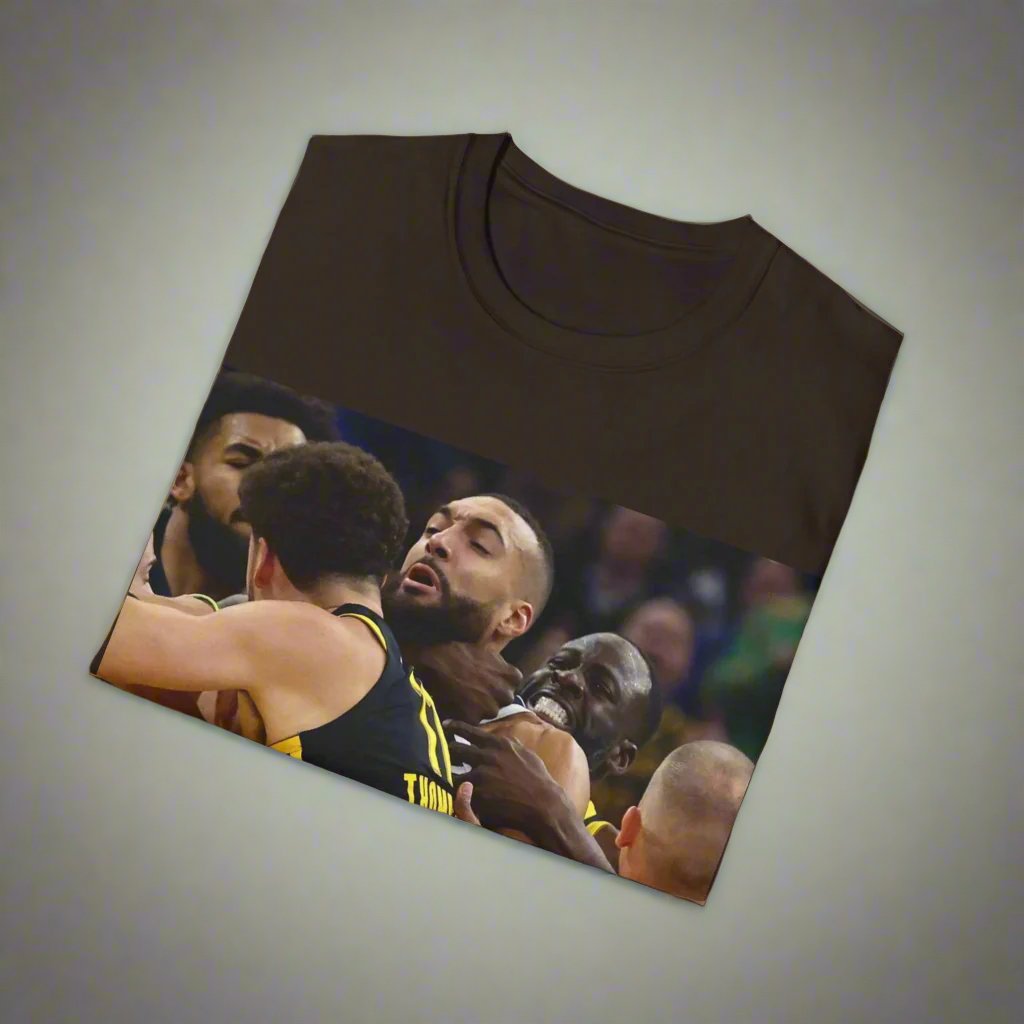 Warrior Hold Funny Basketball T-Shirt | Gift for Athletes | On-Court Fight Theme | Birthday Gift for Father & Basketball Players