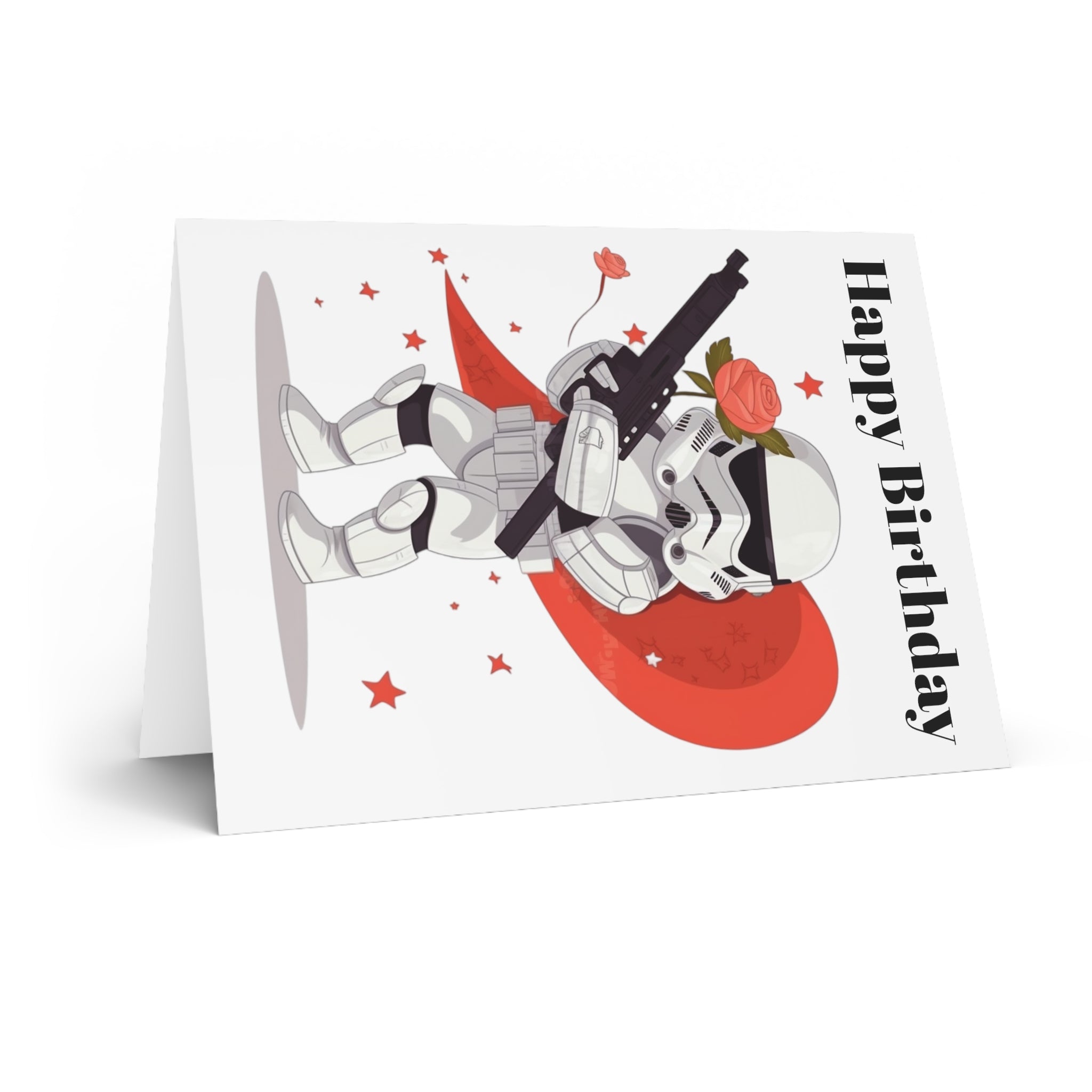 Sci-Fi Fan Galaxy Trooper Birthday Card