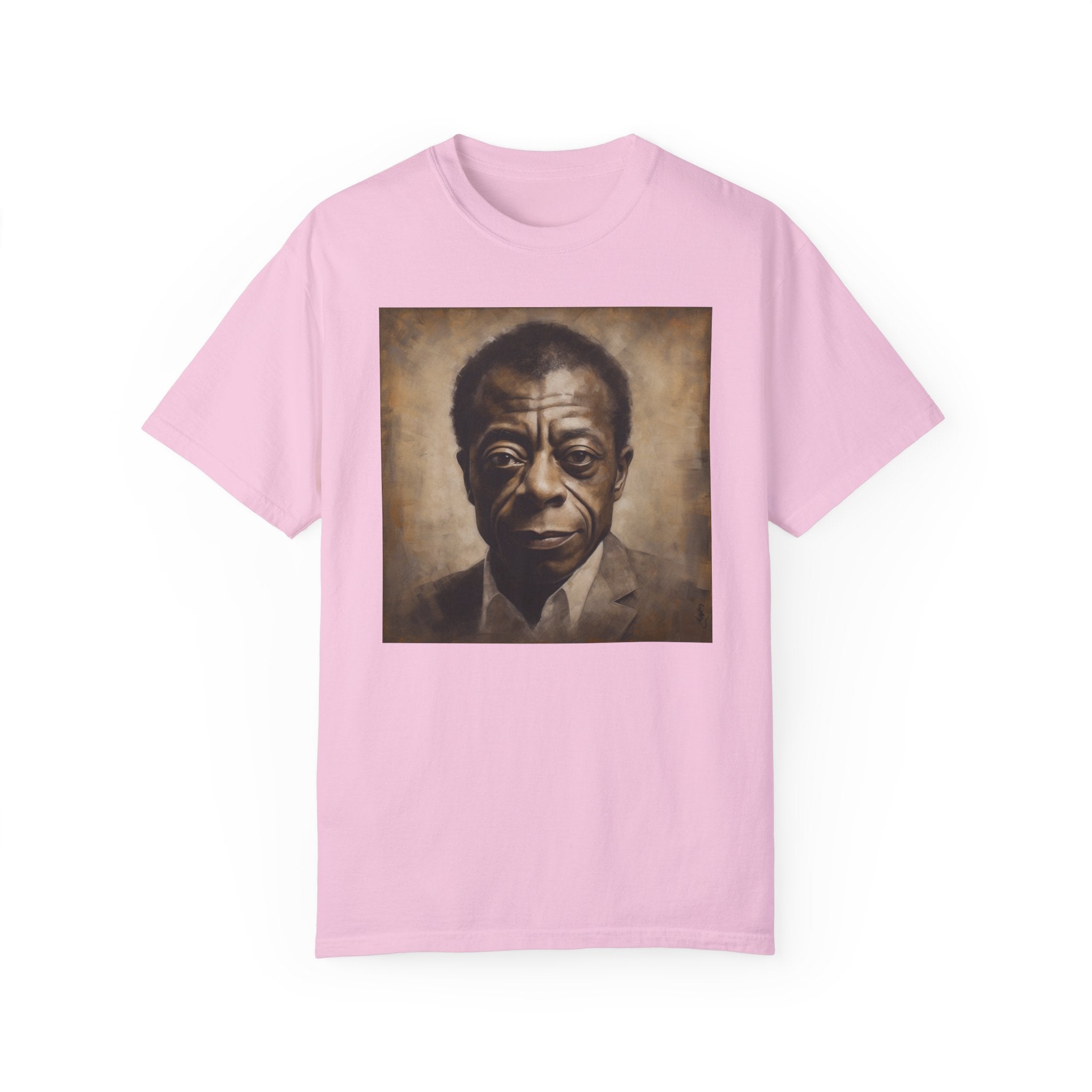 Show Civil Rights Support and Awareness in Comfort With Portrait of Iconic African American Pioneer Portrait Unisex Garment-Dyed T-shirt - Tribute to a Renowned Writer and Civil Rights Activist Ideal For History Scholars