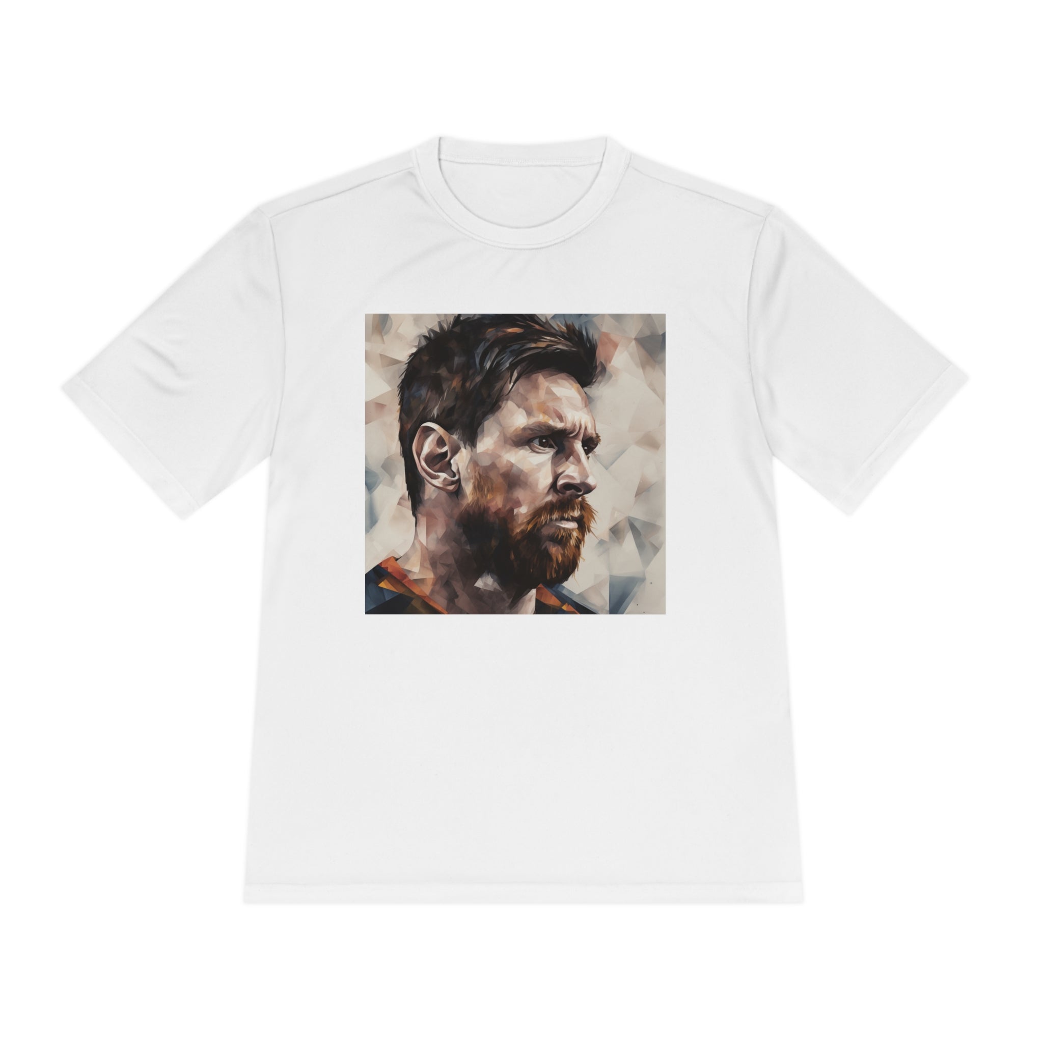 Watercolor Masterpiece: Unisex Moisture Wicking Tee - Dynamic Soccer Artistry Meets Performance Wear Gift for Footballer Fans Won't find anywhere else