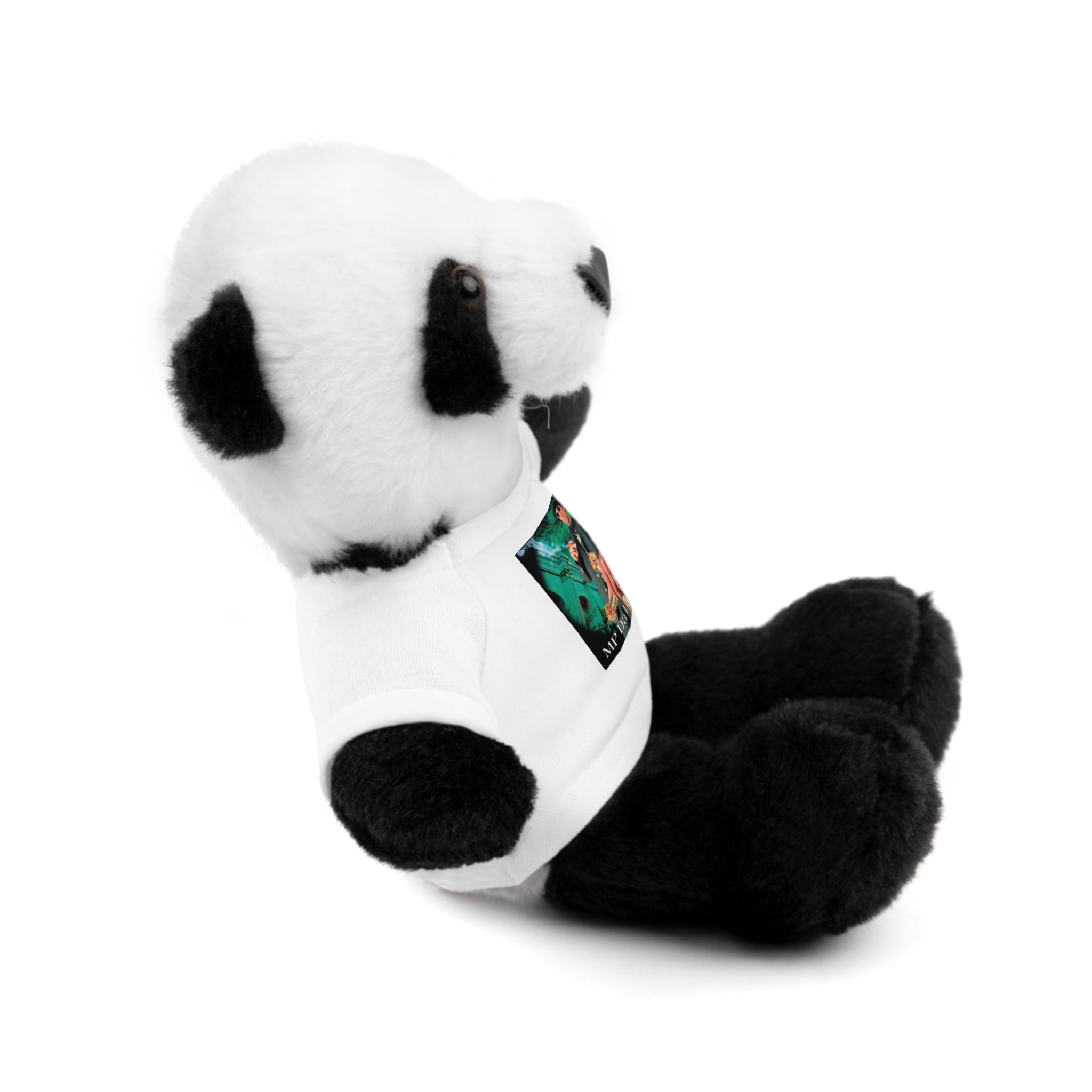 Nostalgic Vibes: Stuffed Animals with 90's Louisiana Rap Icon Tee - Retro Plush Toy for Hip Hop Fans