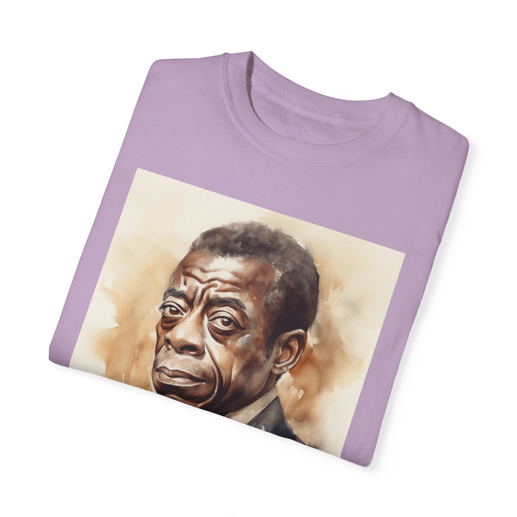 Iconic African American Pioneer Portrait Unisex Garment-Dyed T-shirt - Tribute to a Renowned Writer and Civil Rights Activist