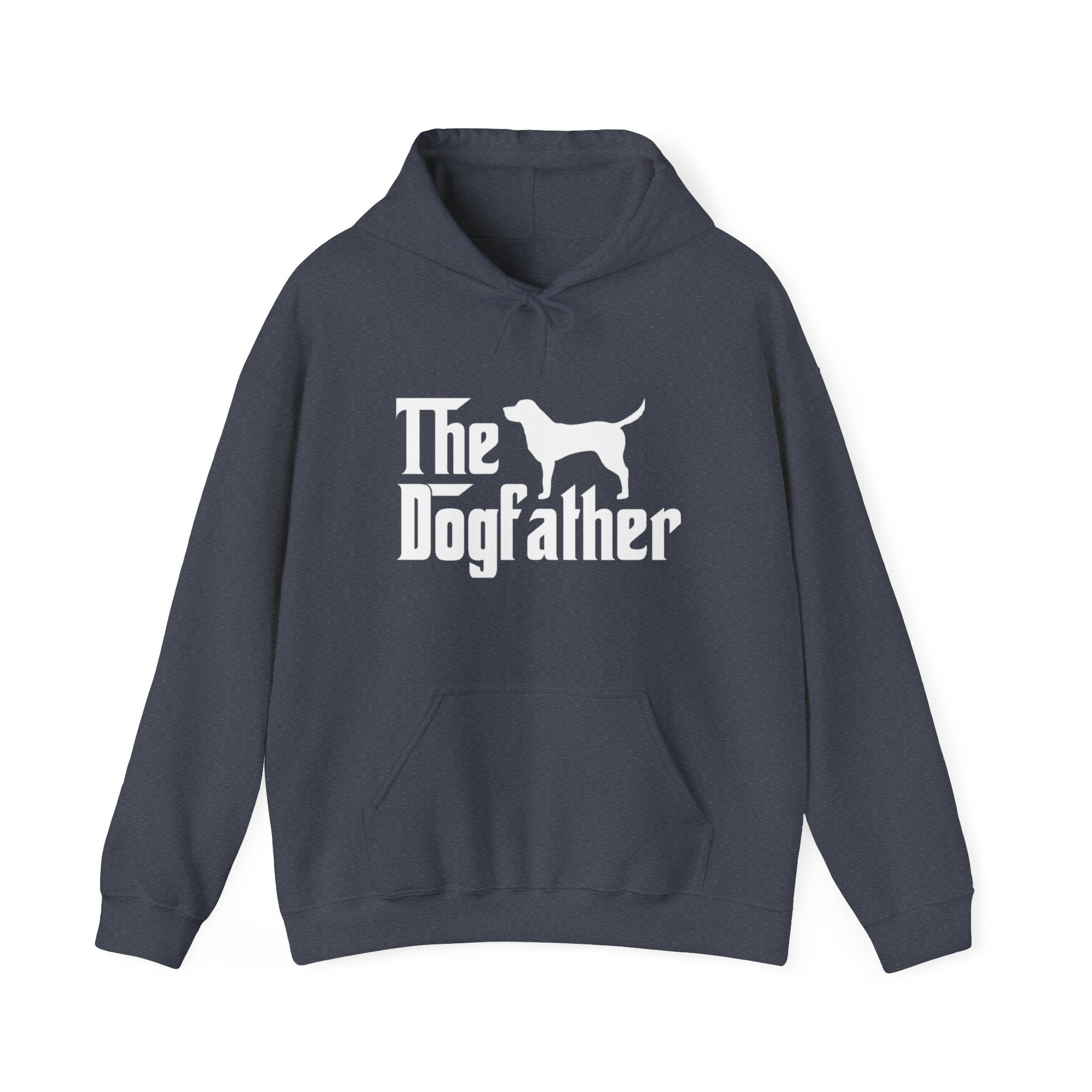 Embrace Canine Comedy with 'The 'Dogfather' Funny Unisex Heavy Blend™ Hooded Sweatshirt - Woof-tastic Humor Ahead! 🐾🕴️